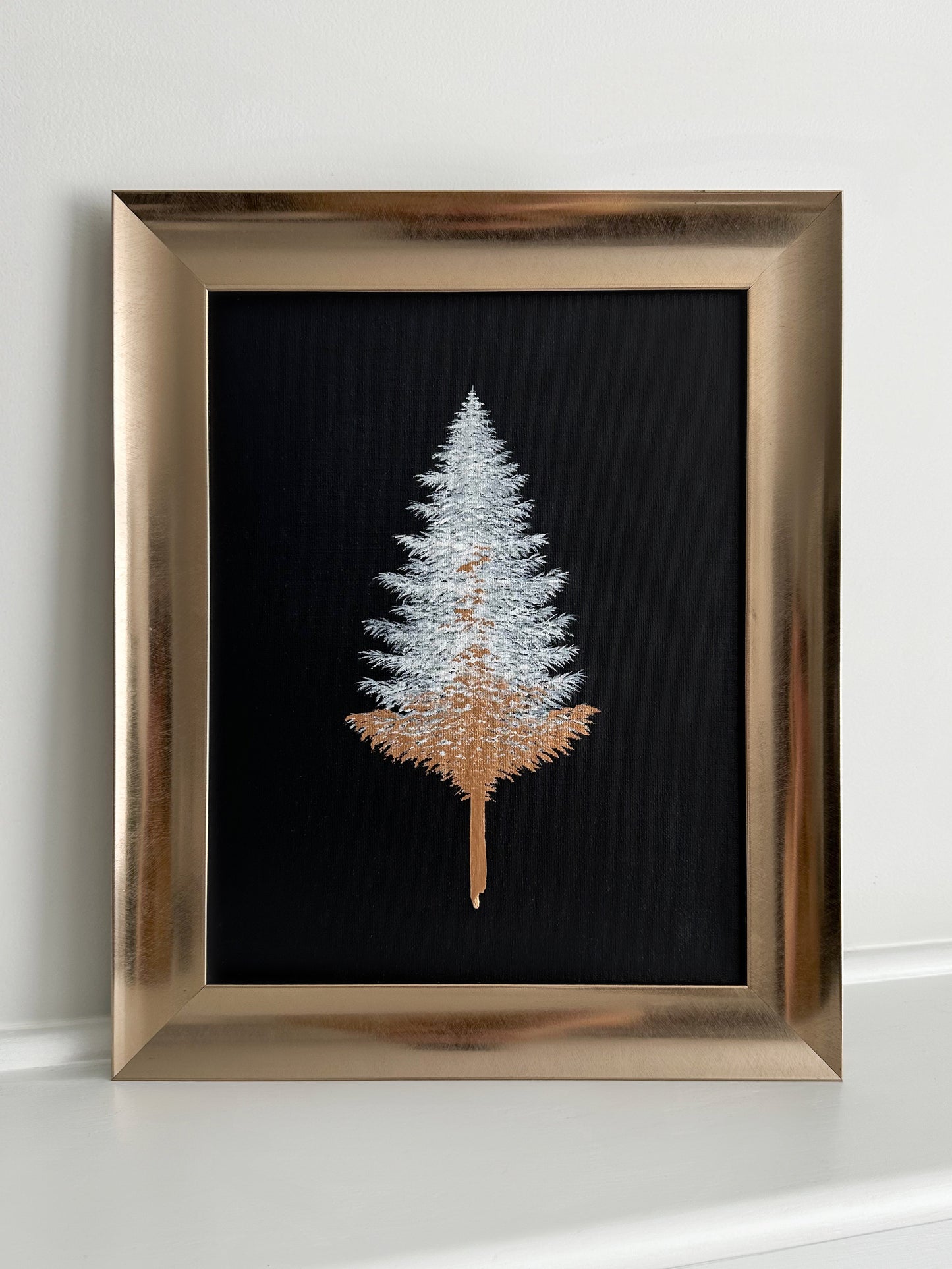 Dripping in Gold - on Black No.6