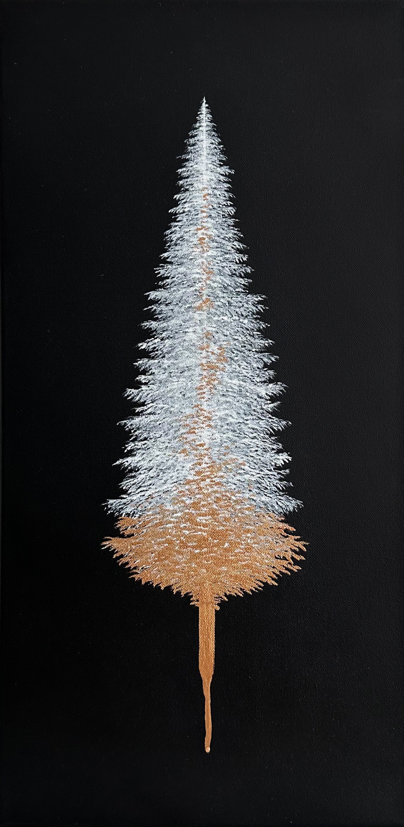 Dripping in Gold - on Black No.8