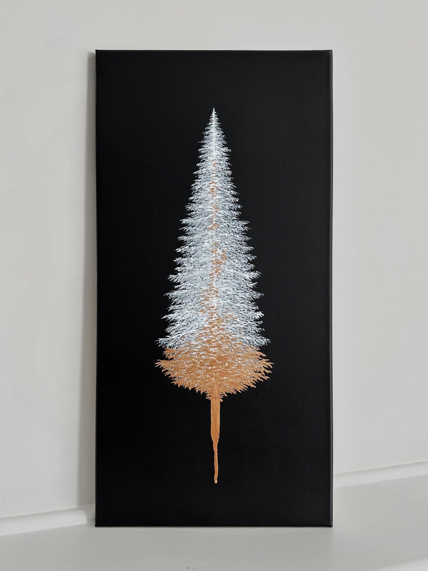 Dripping in Gold - on Black No.8