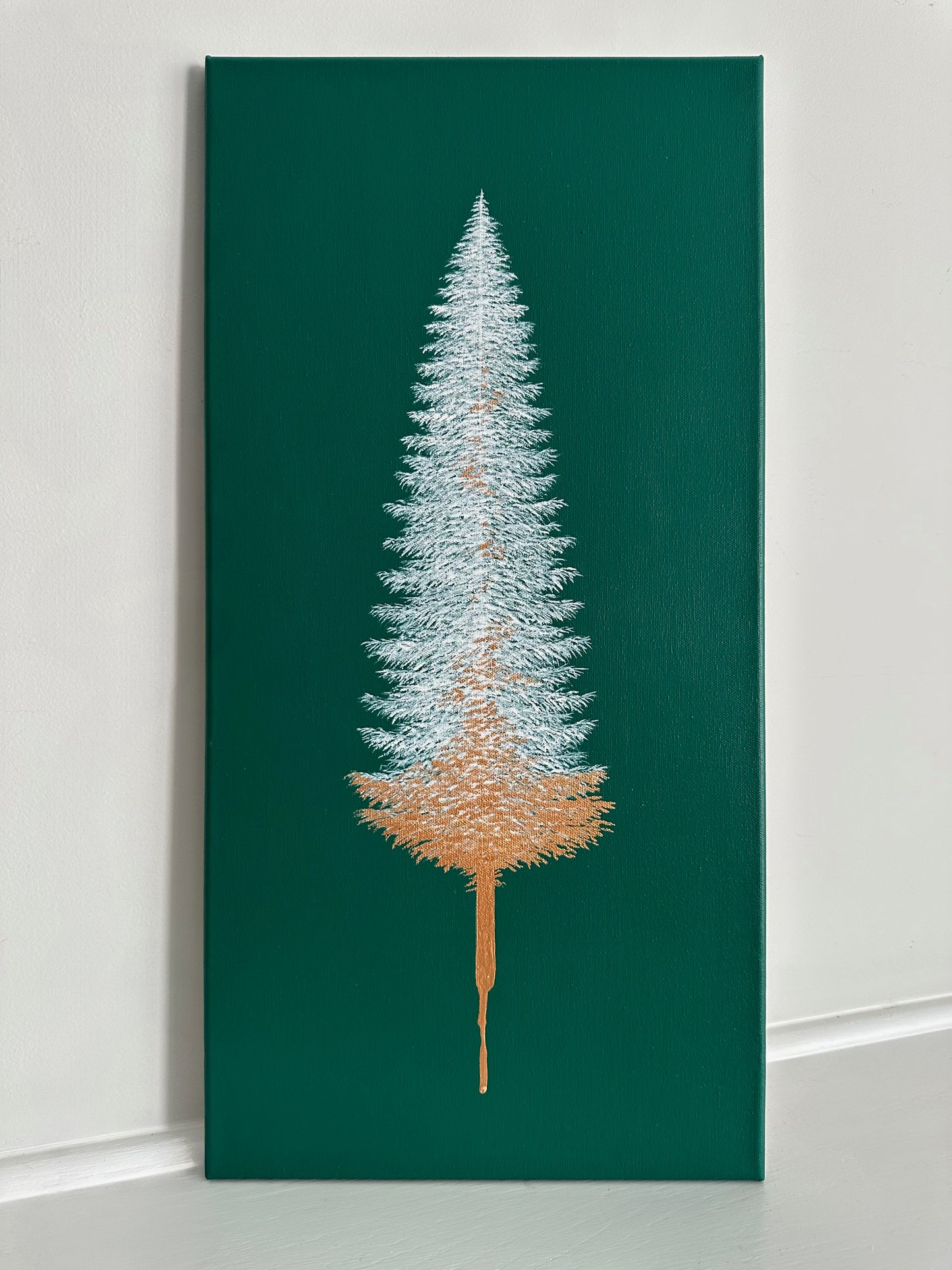 Dripping in Gold - on Green No.1