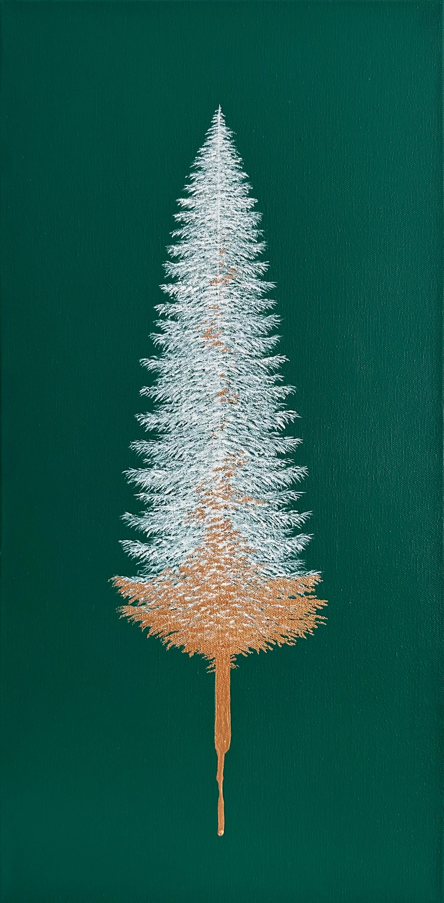 Dripping in Gold - on Green No.1
