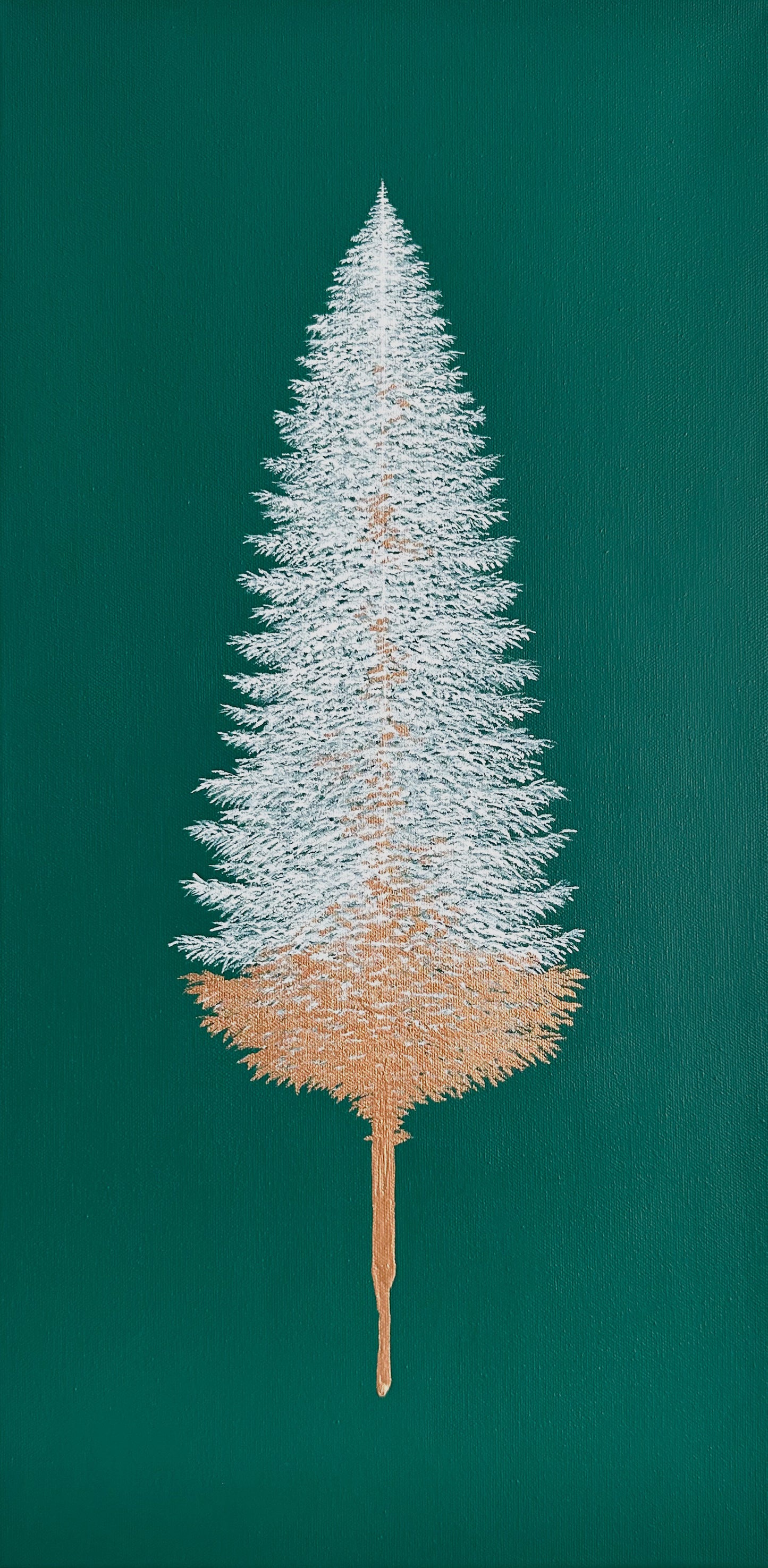 Dripping in Gold - on Green No.2