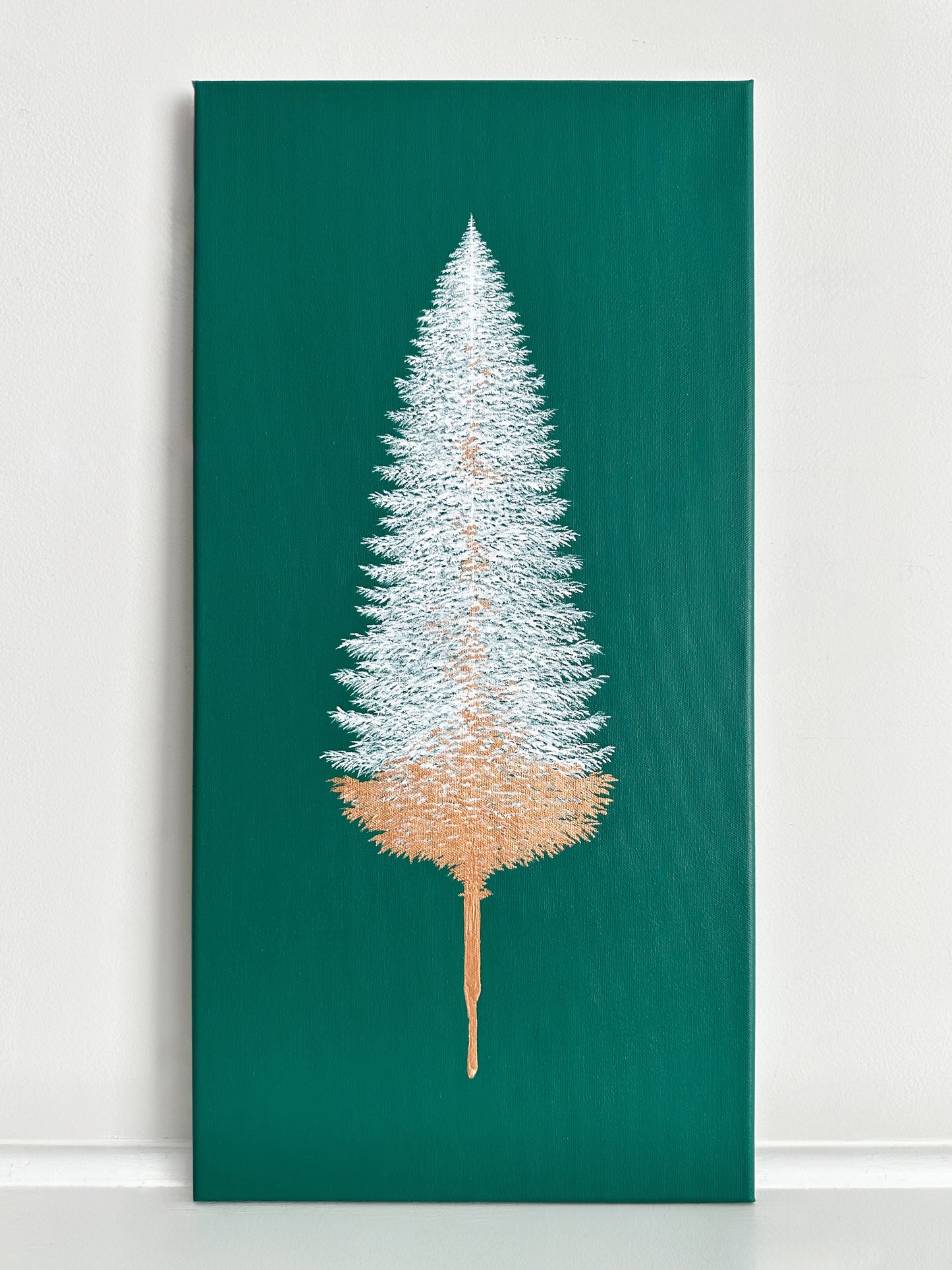 Dripping in Gold - on Green No.2