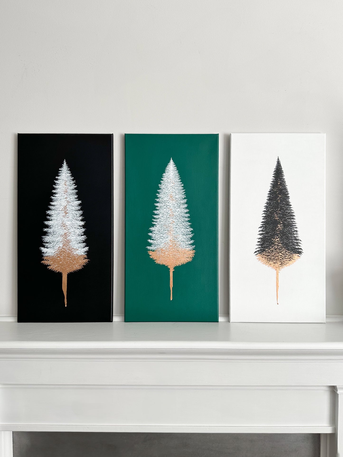 Dripping in Gold - on Green No.2