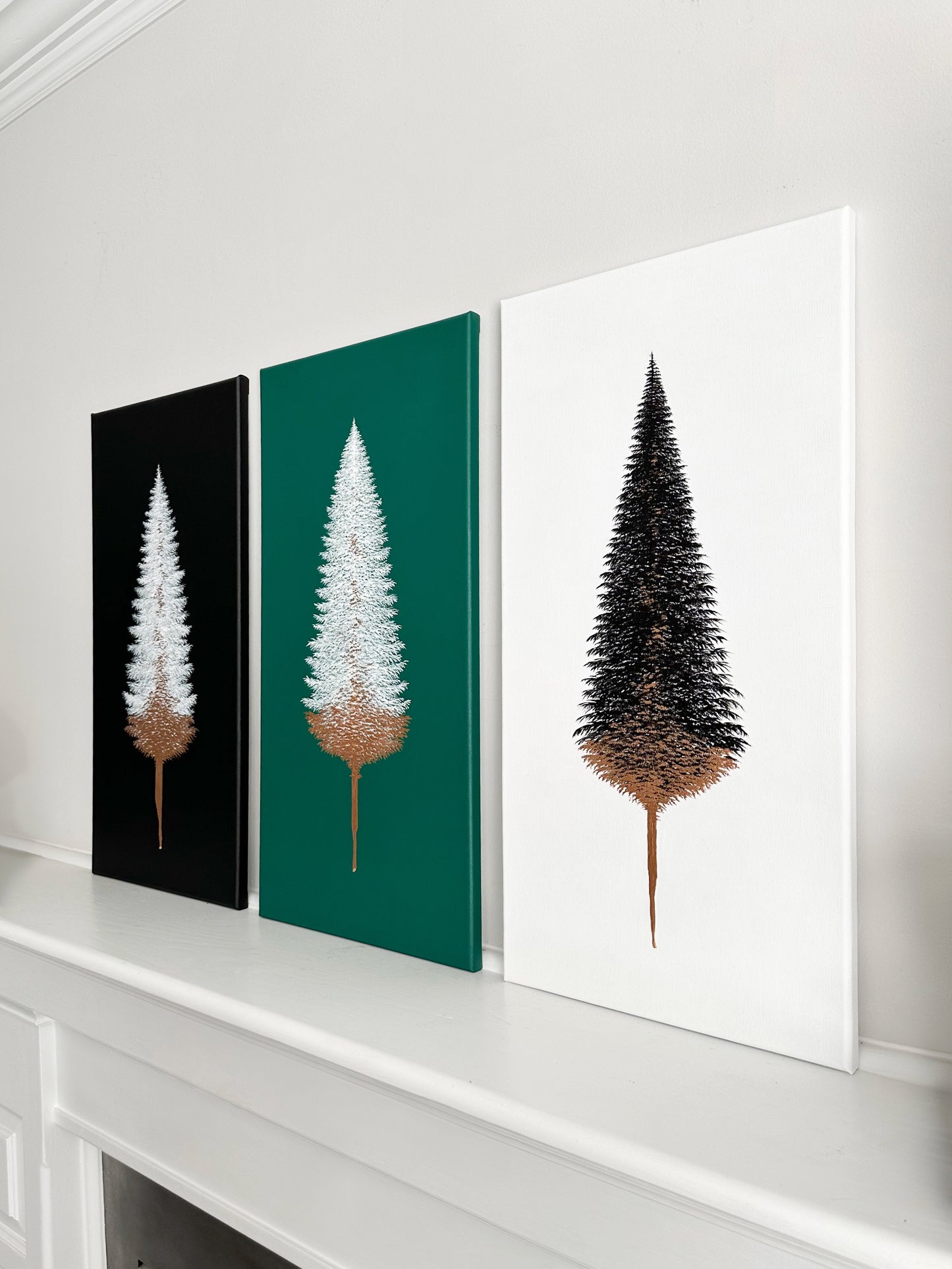 Dripping in Gold - on Green No.2