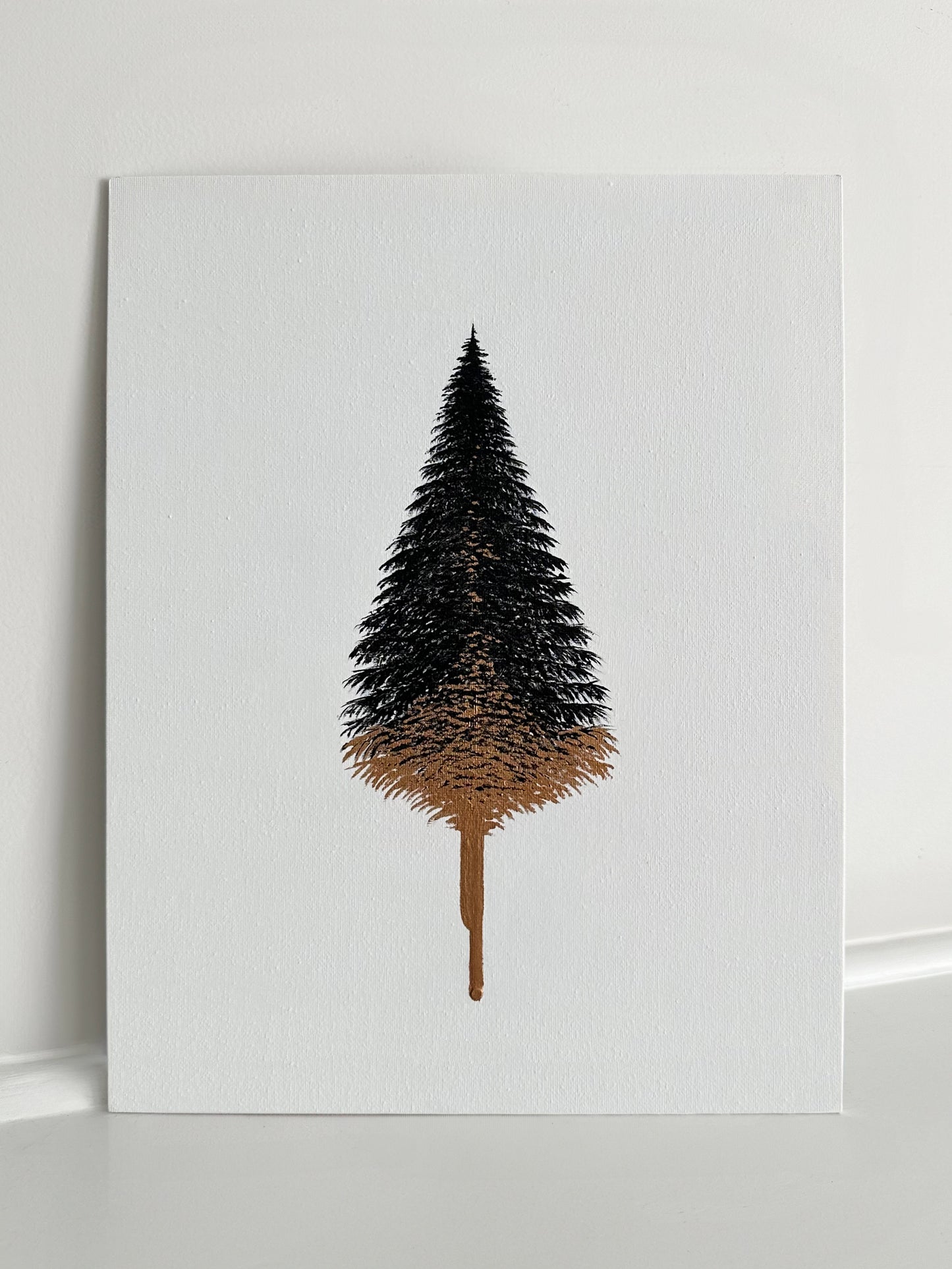 Dripping in Gold - on White No.2