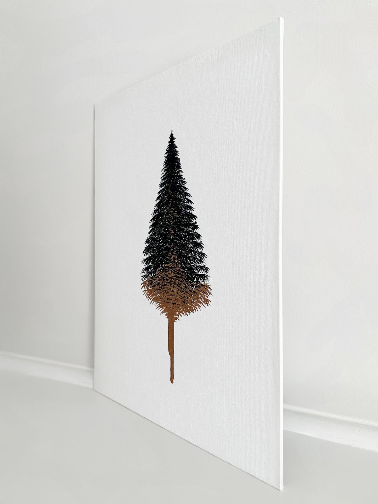 Dripping in Gold - on White No.2