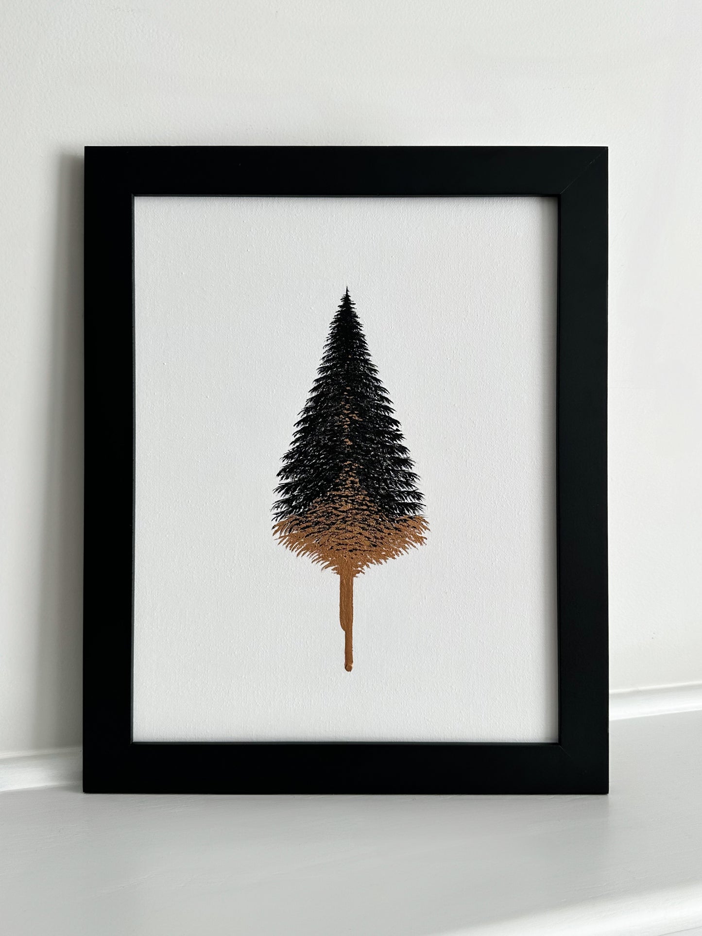 Dripping in Gold - on White No.2