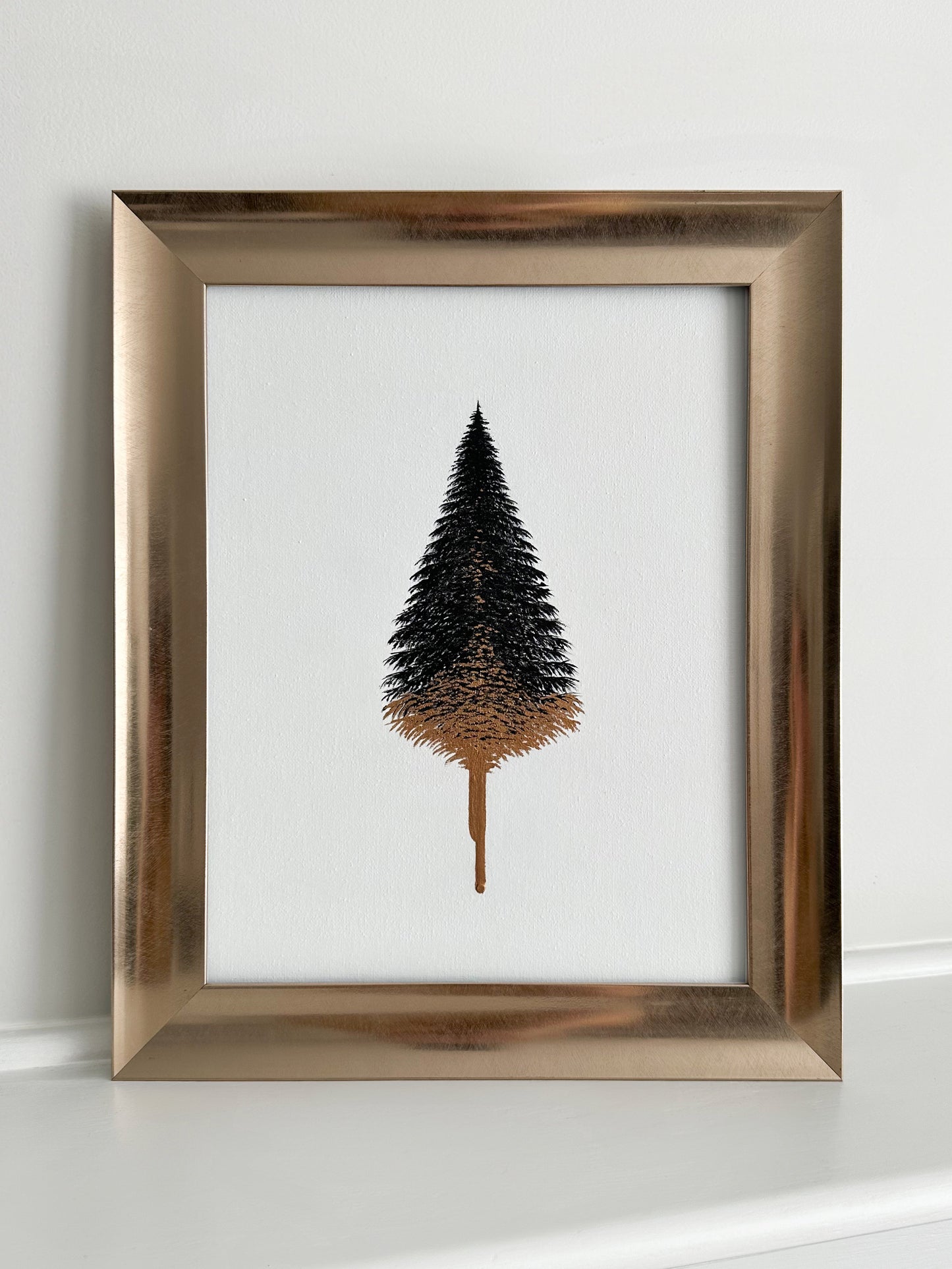 Dripping in Gold - on White No.2