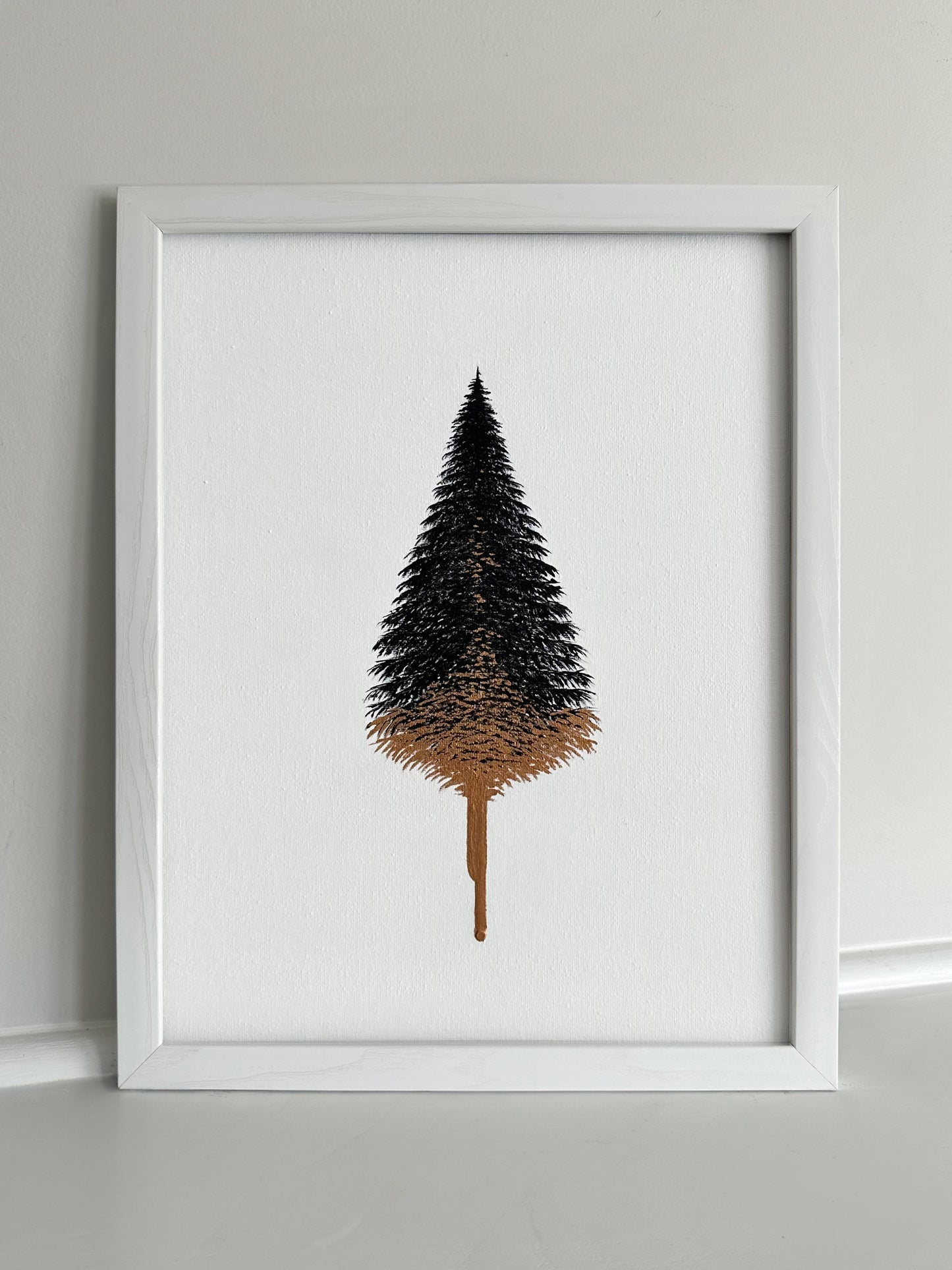 Dripping in Gold - on White No.2