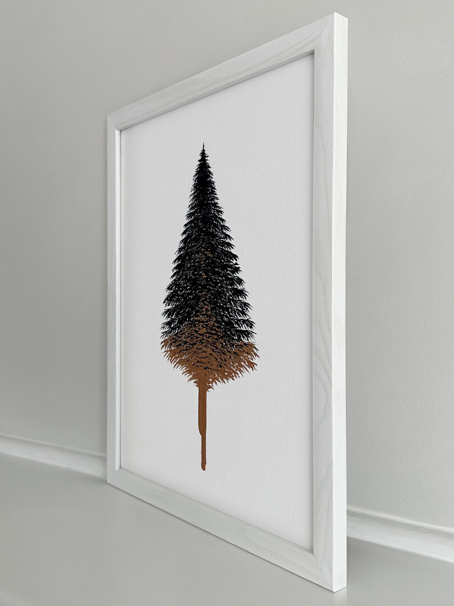 Dripping in Gold - on White No.2