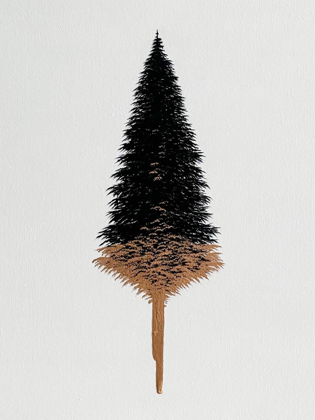 Dripping in Gold - on White No.3