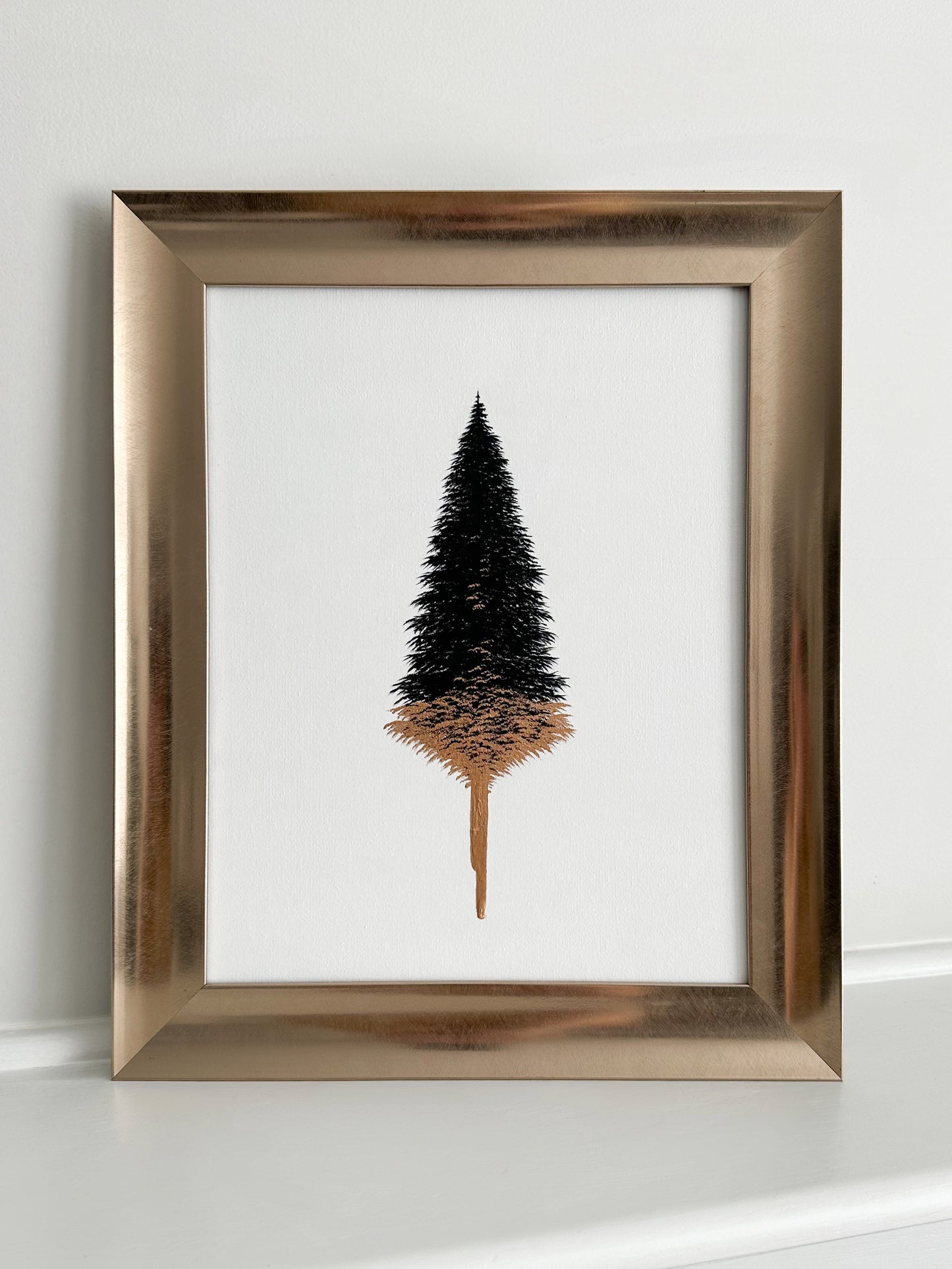 Dripping in Gold - on White No.3