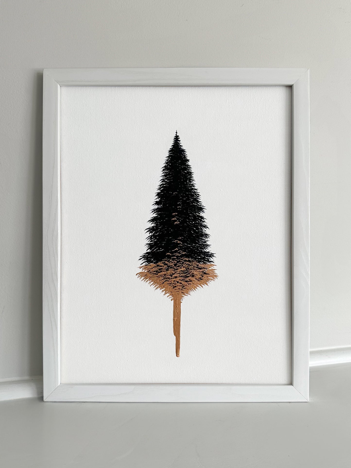 Dripping in Gold - on White No.3