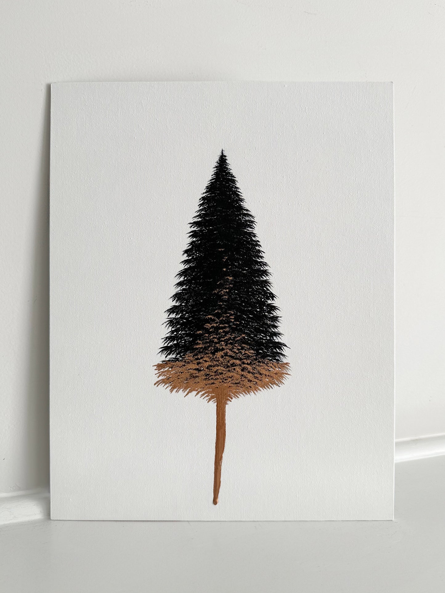 Dripping in Gold - on White No.4
