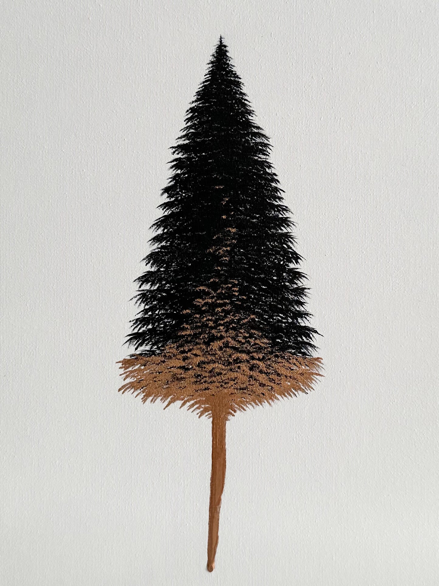 Dripping in Gold - on White No.4