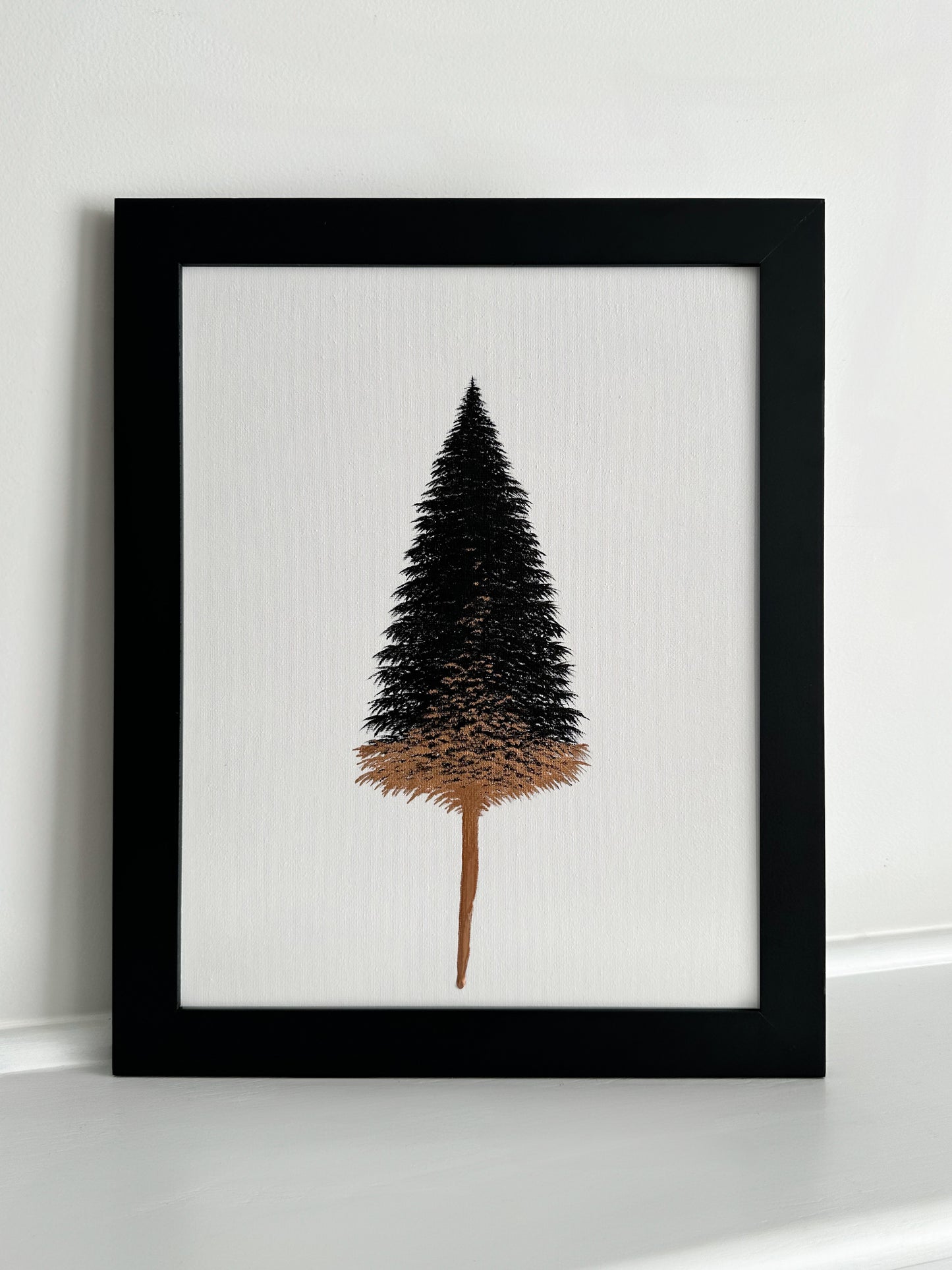 Dripping in Gold - on White No.4
