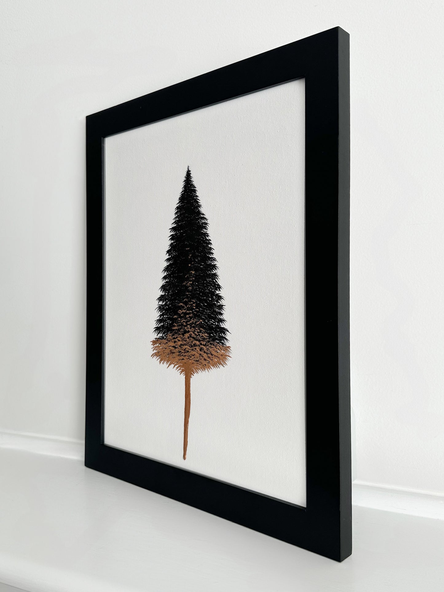 Dripping in Gold - on White No.4