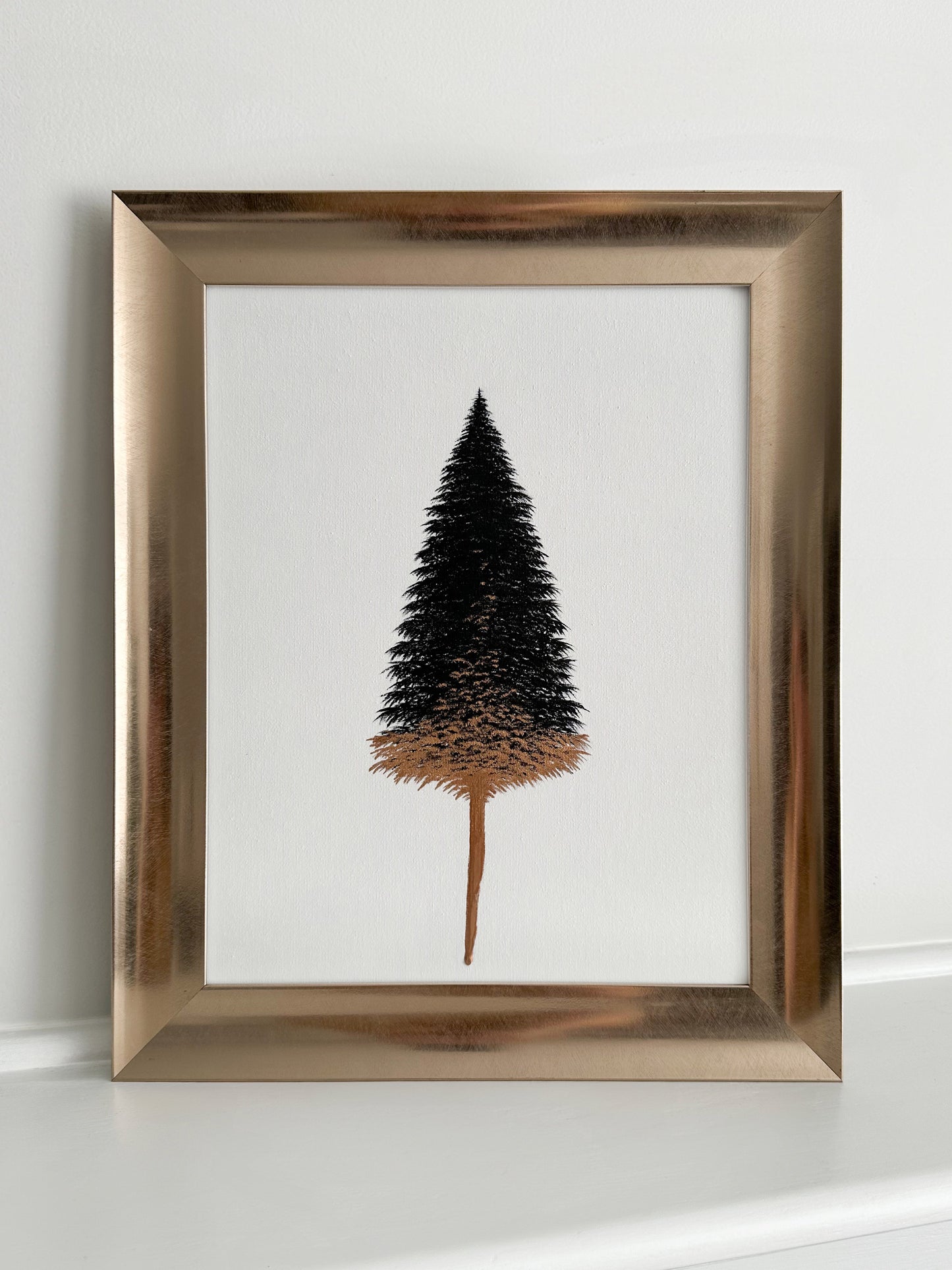 Dripping in Gold - on White No.4