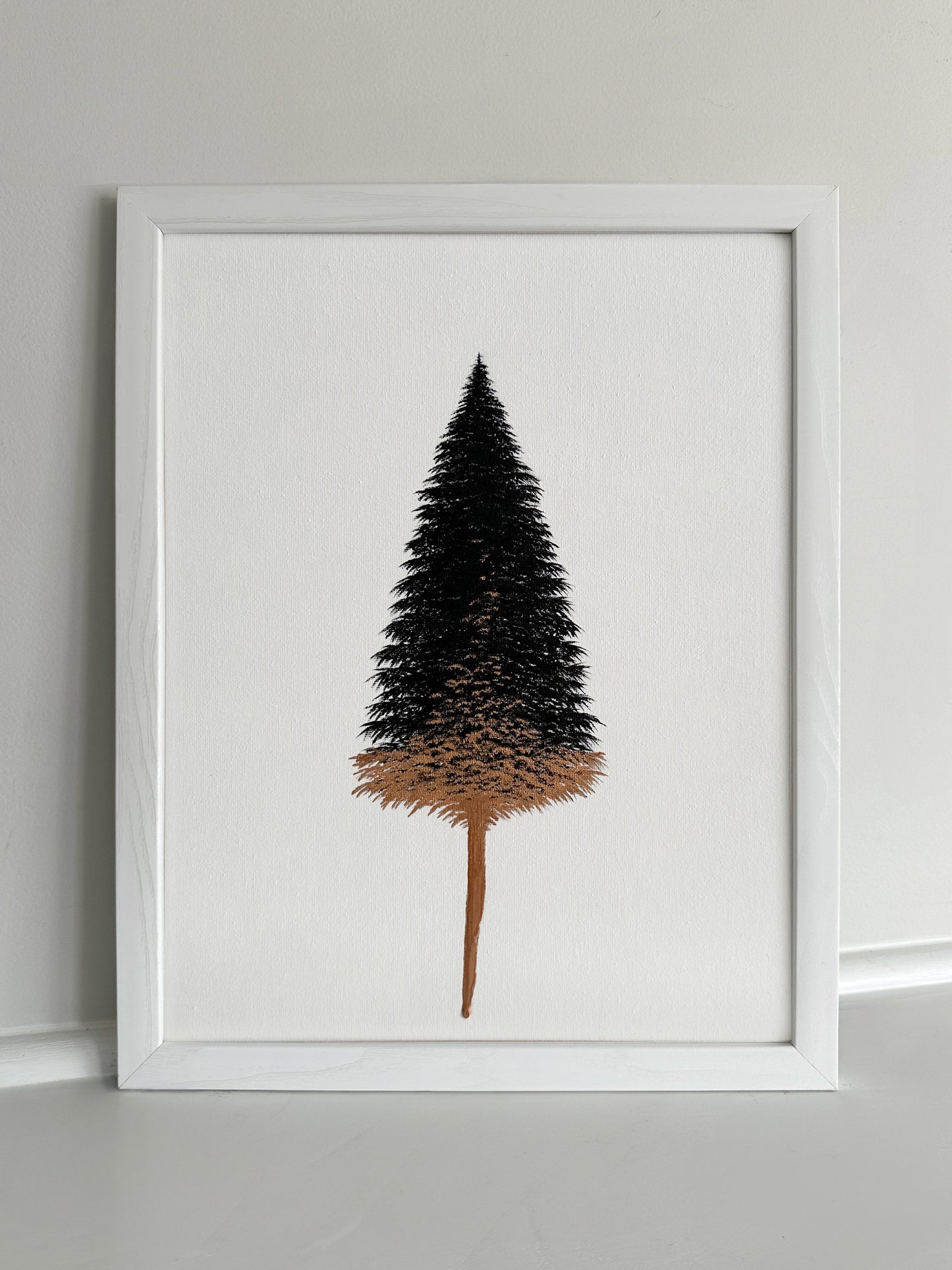 Dripping in Gold - on White No.4