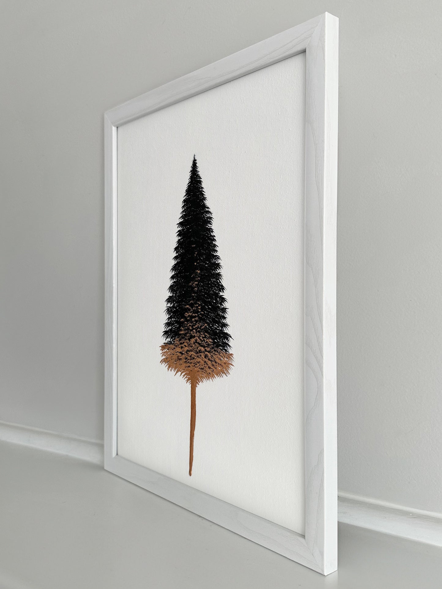 Dripping in Gold - on White No.4
