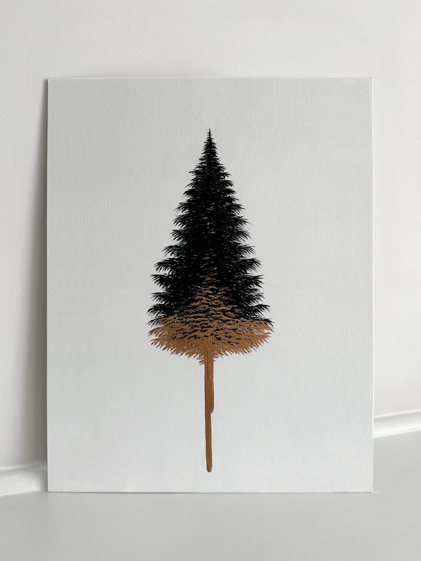 Dripping in Gold - on White No.5