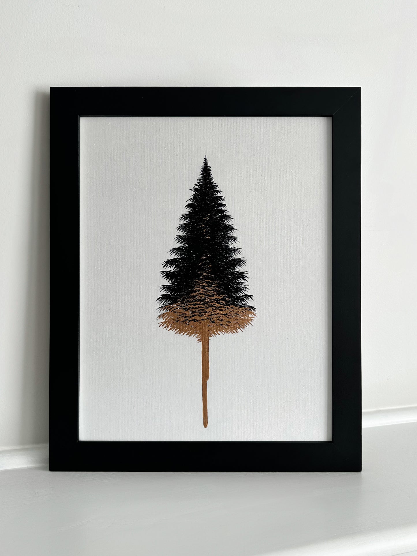 Dripping in Gold - on White No.5