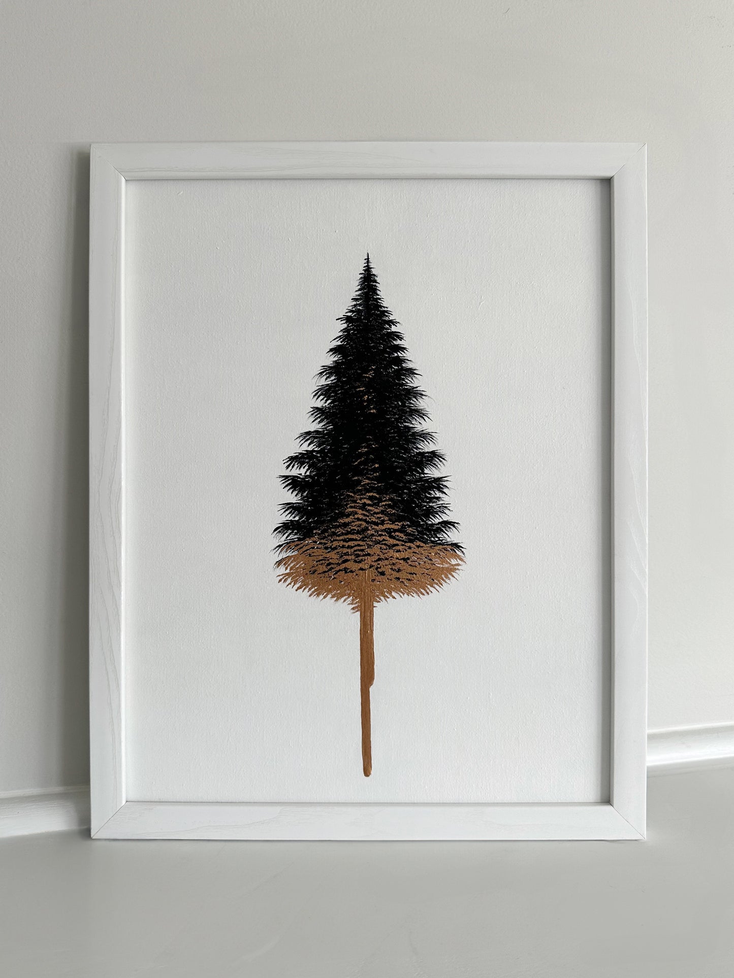 Dripping in Gold - on White No.5