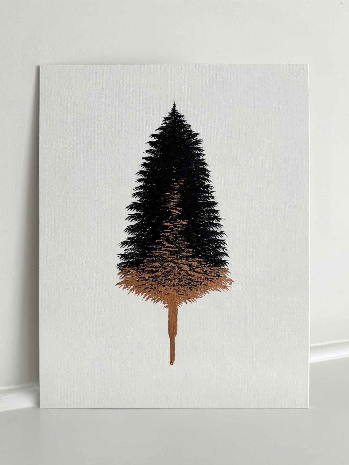 Dripping in Gold - on White No.6