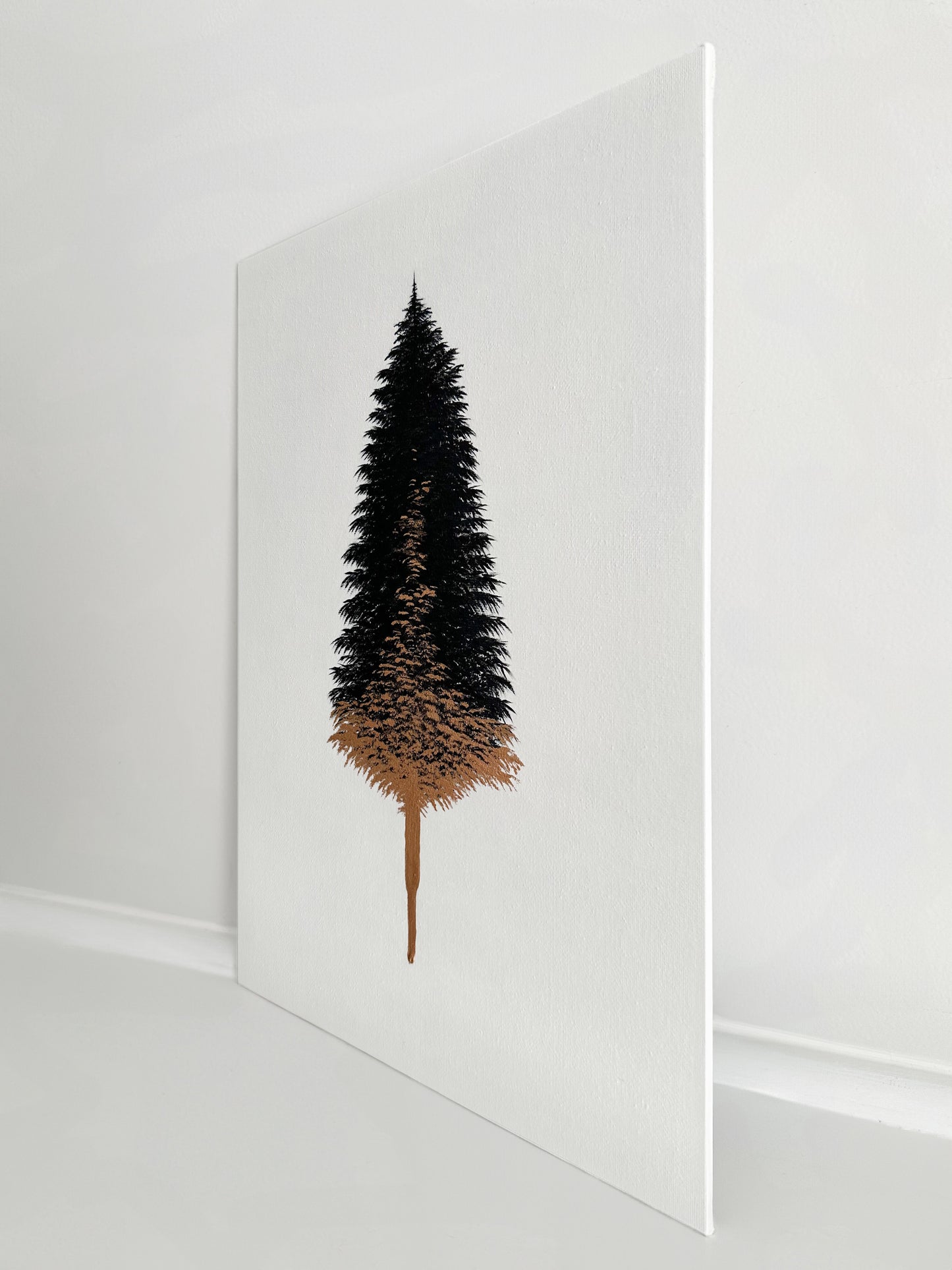 Dripping in Gold - on White No.6
