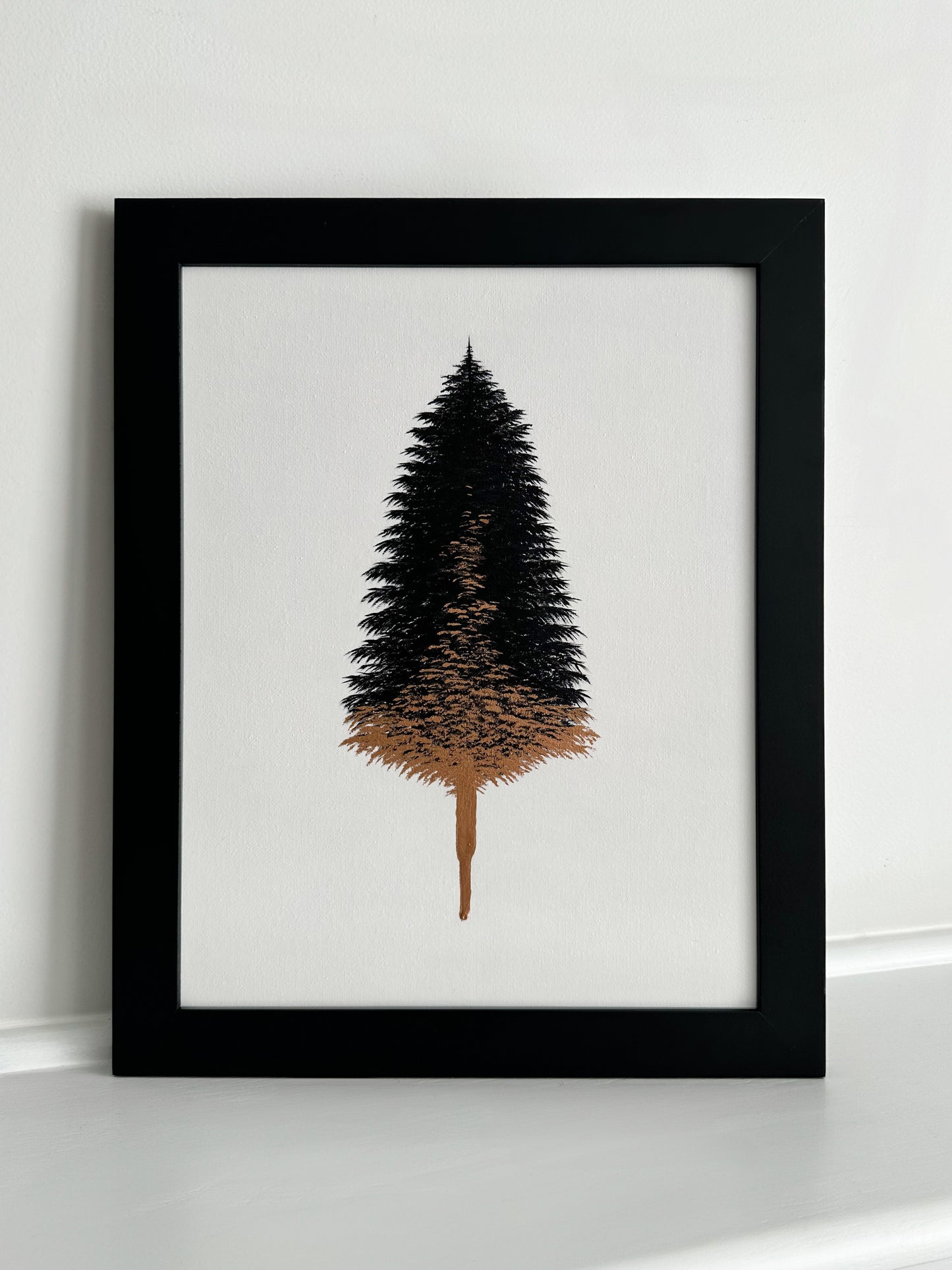 Dripping in Gold - on White No.6