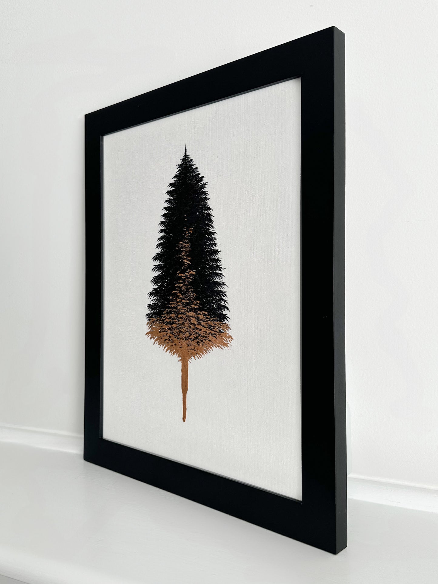 Dripping in Gold - on White No.6