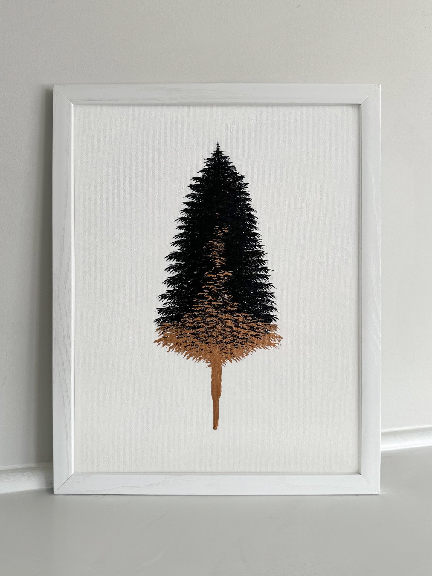 Dripping in Gold - on White No.6