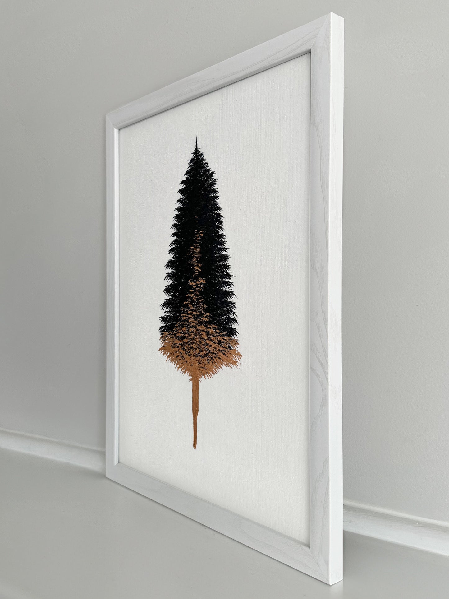 Dripping in Gold - on White No.6
