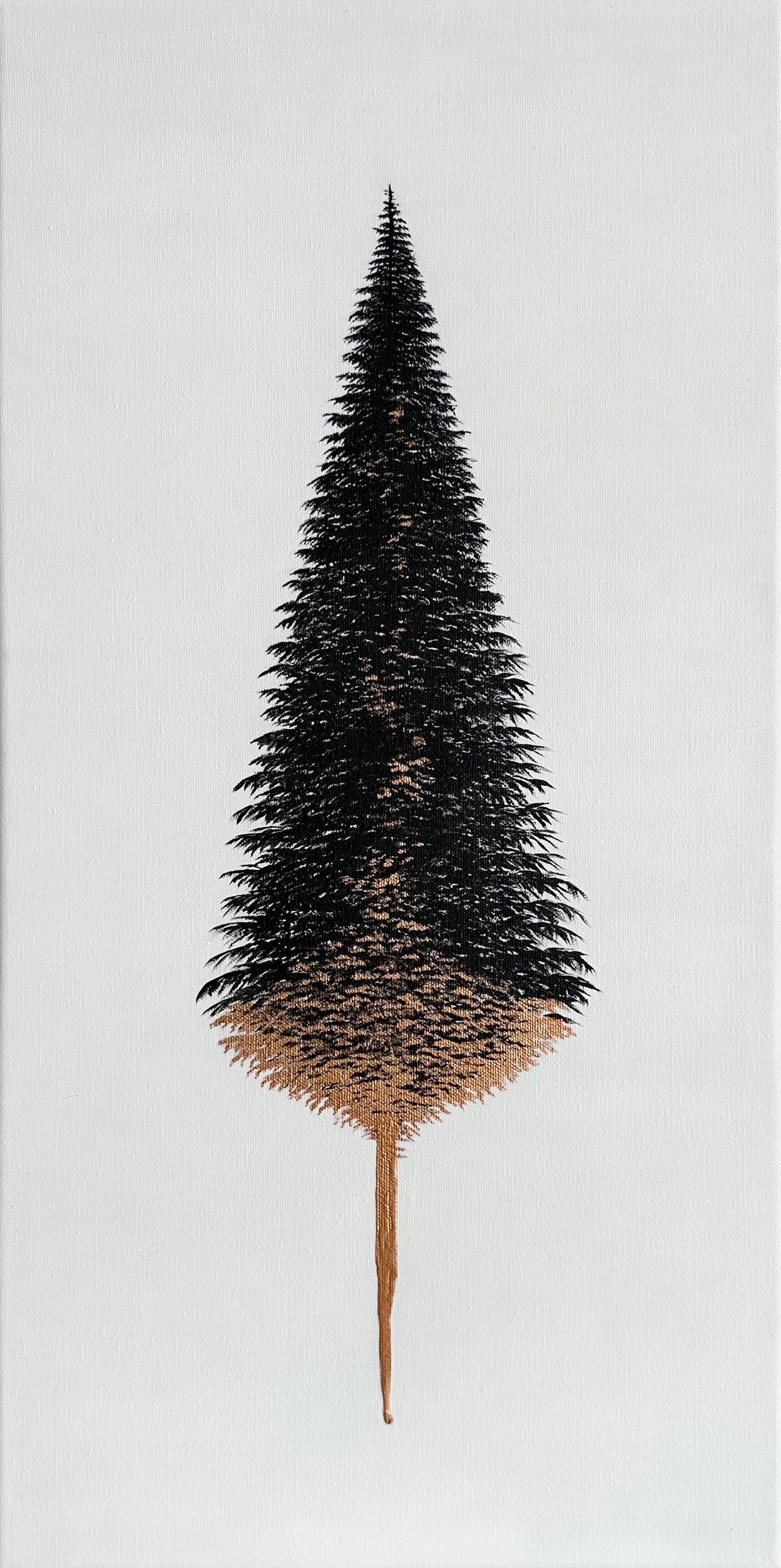 Dripping in Gold - on White No.7