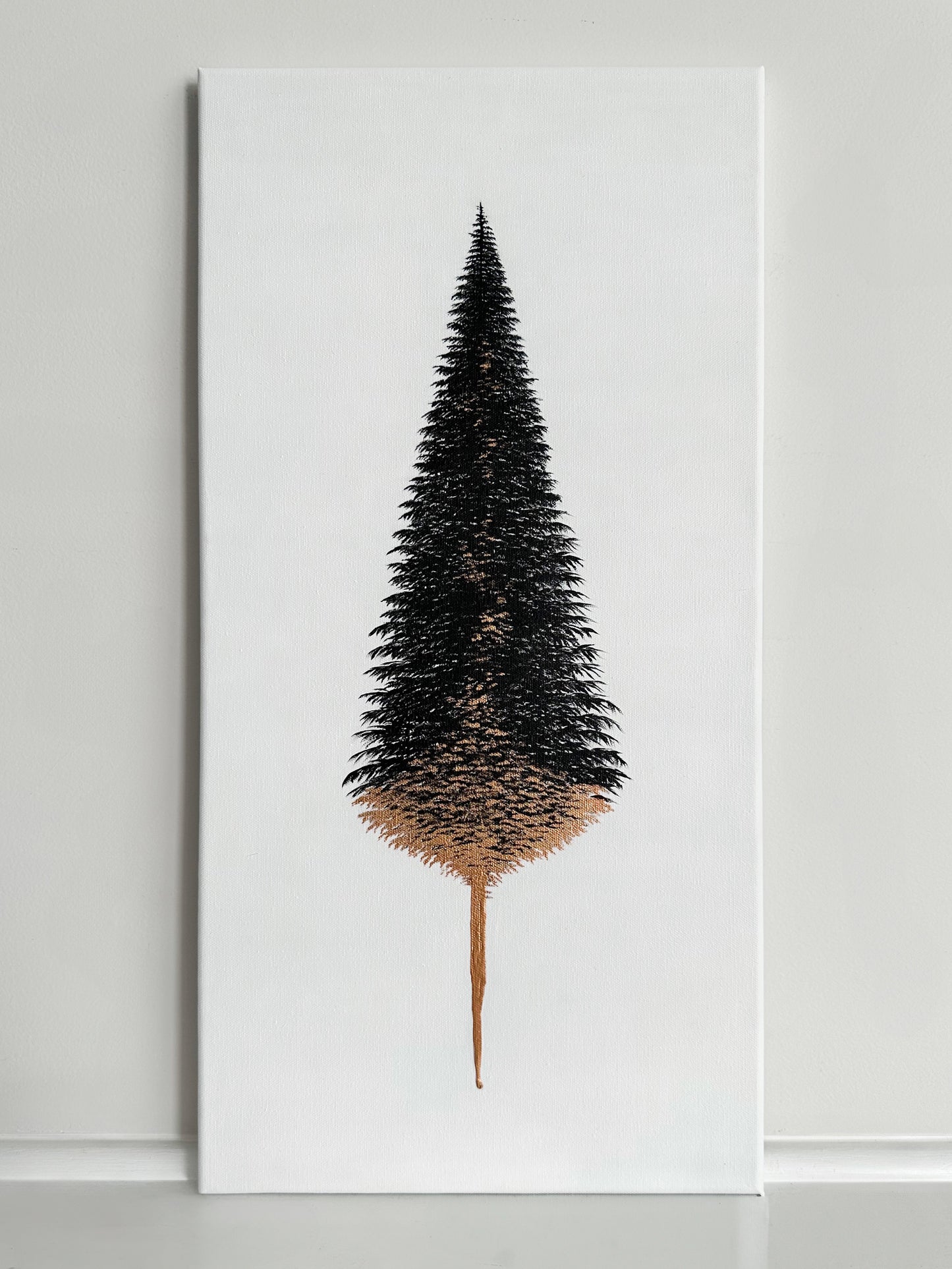 Dripping in Gold - on White No.7