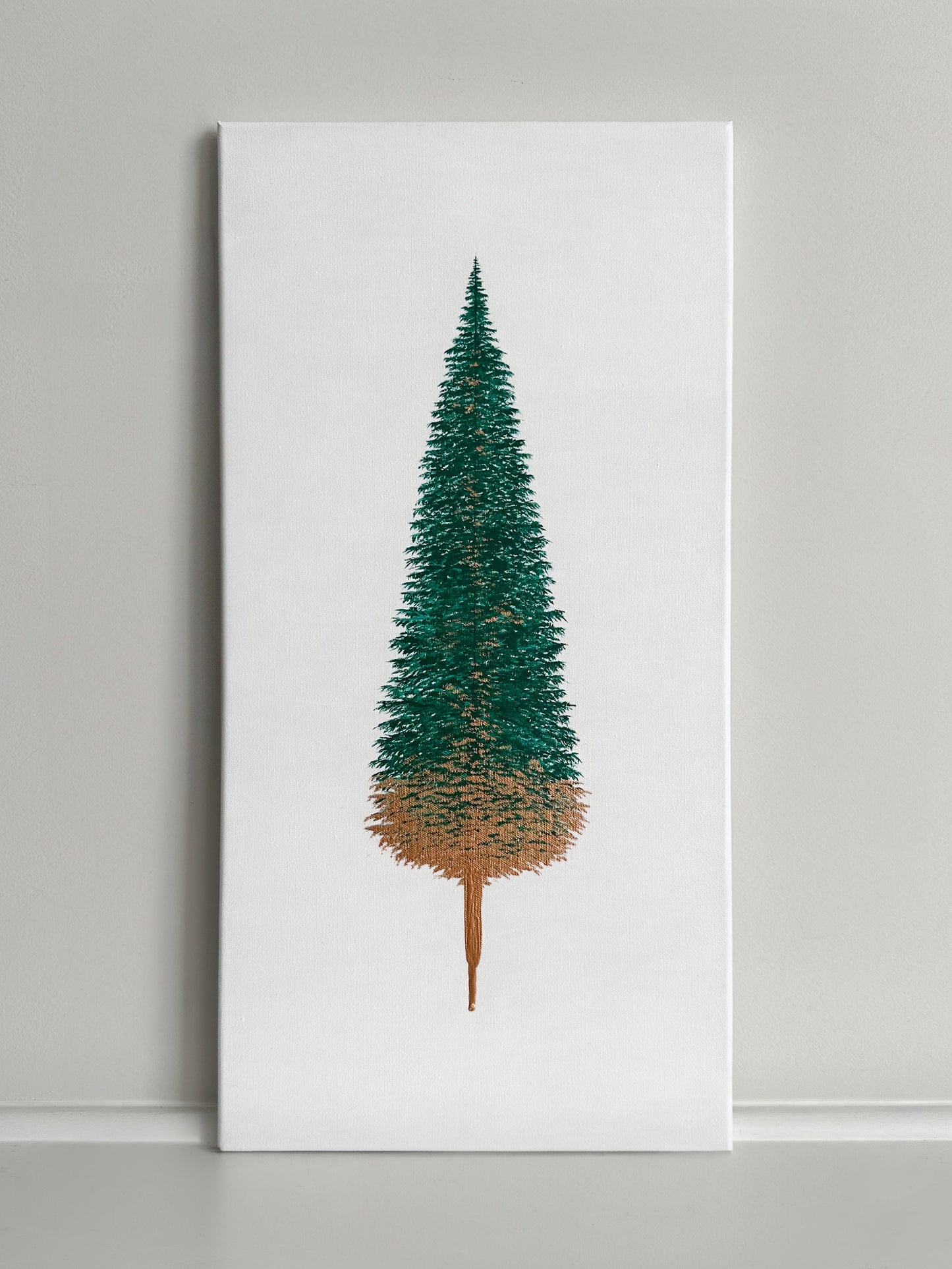 Dripping in Gold - on White No.8