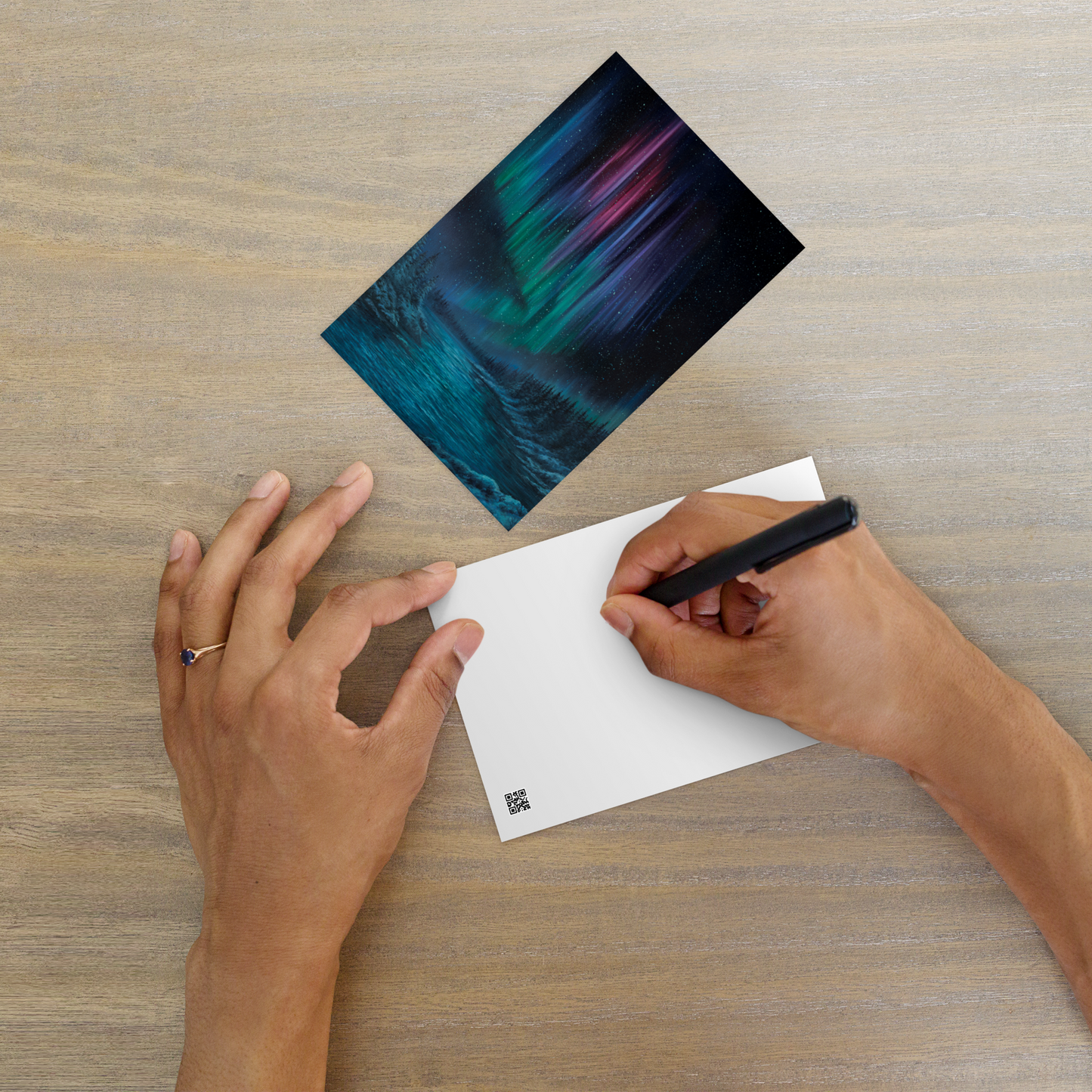 In the Quiet Hours Postcard