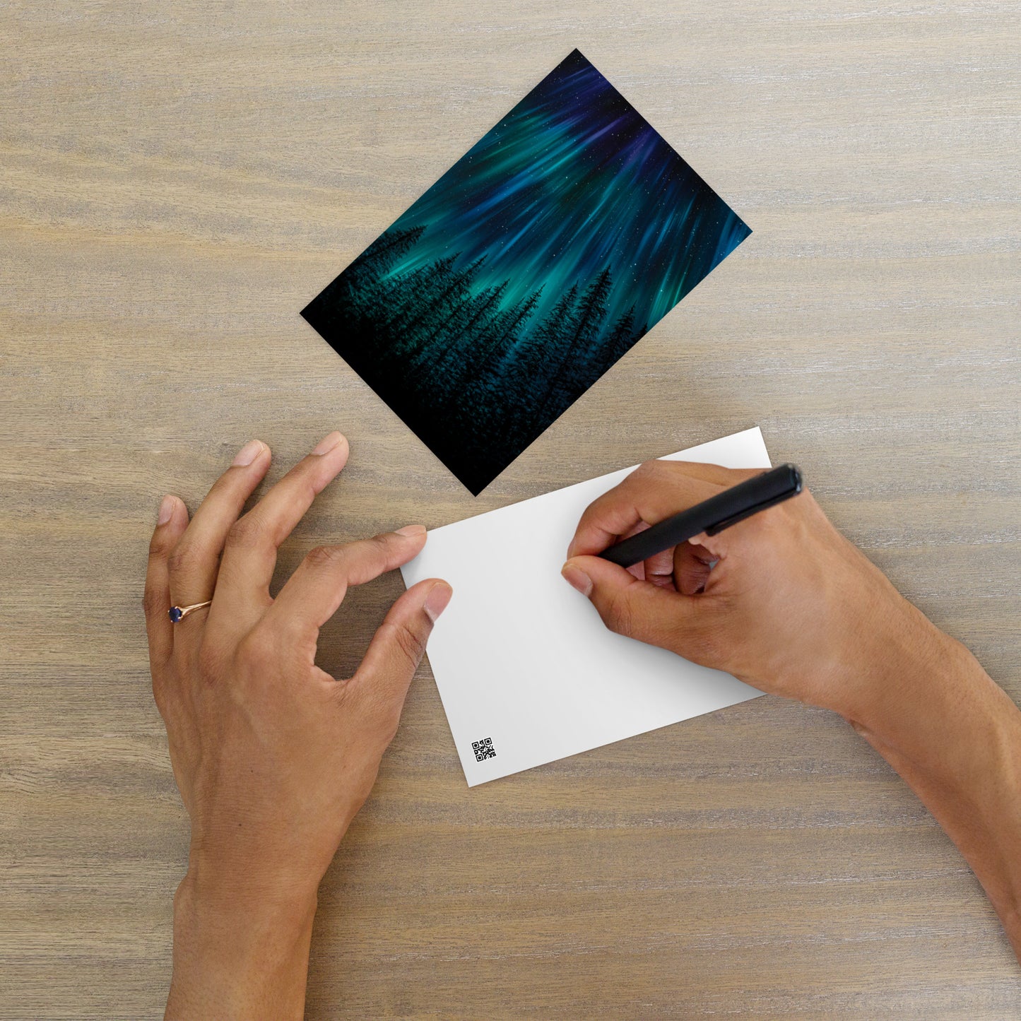 Pulse Between Trees Postcard