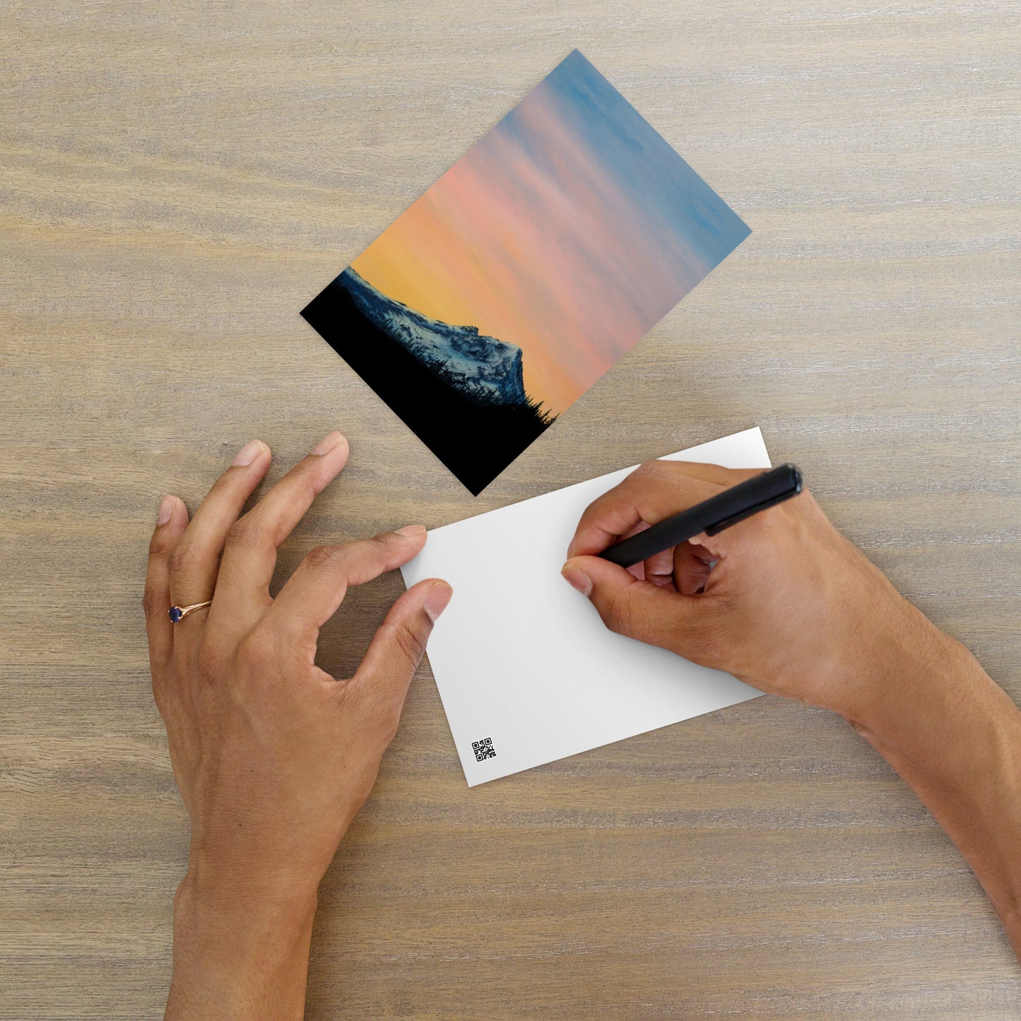 Alpine Twilight Postcard