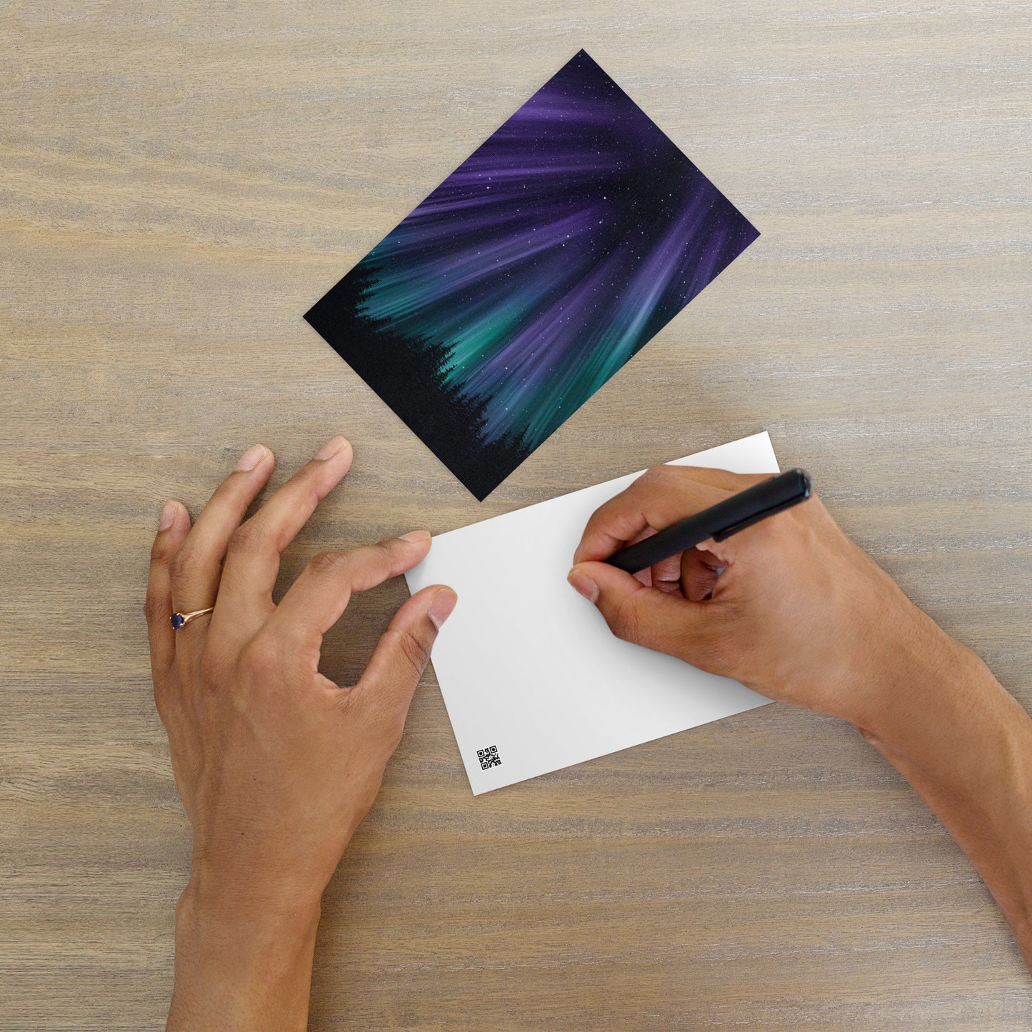 Iridescent Nightfall Postcard