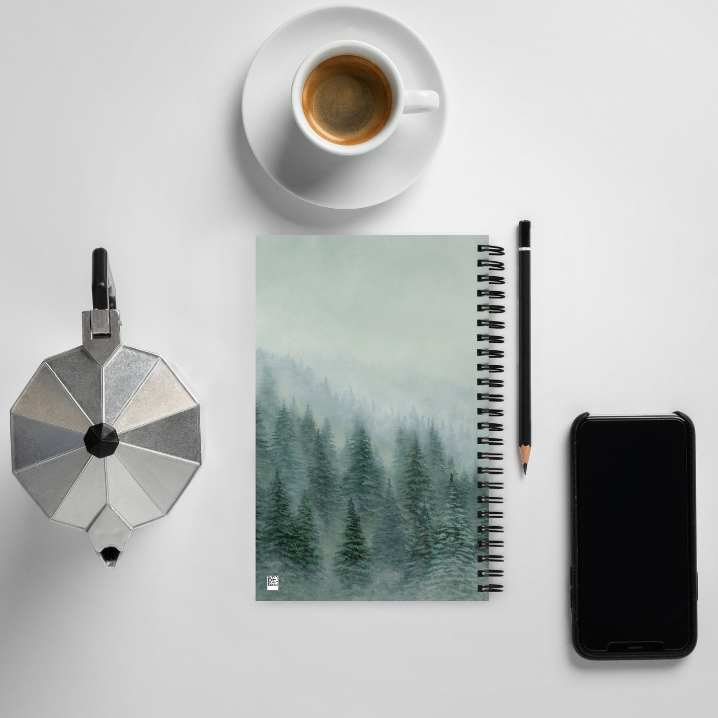 Misty Ridge Spiral notebook