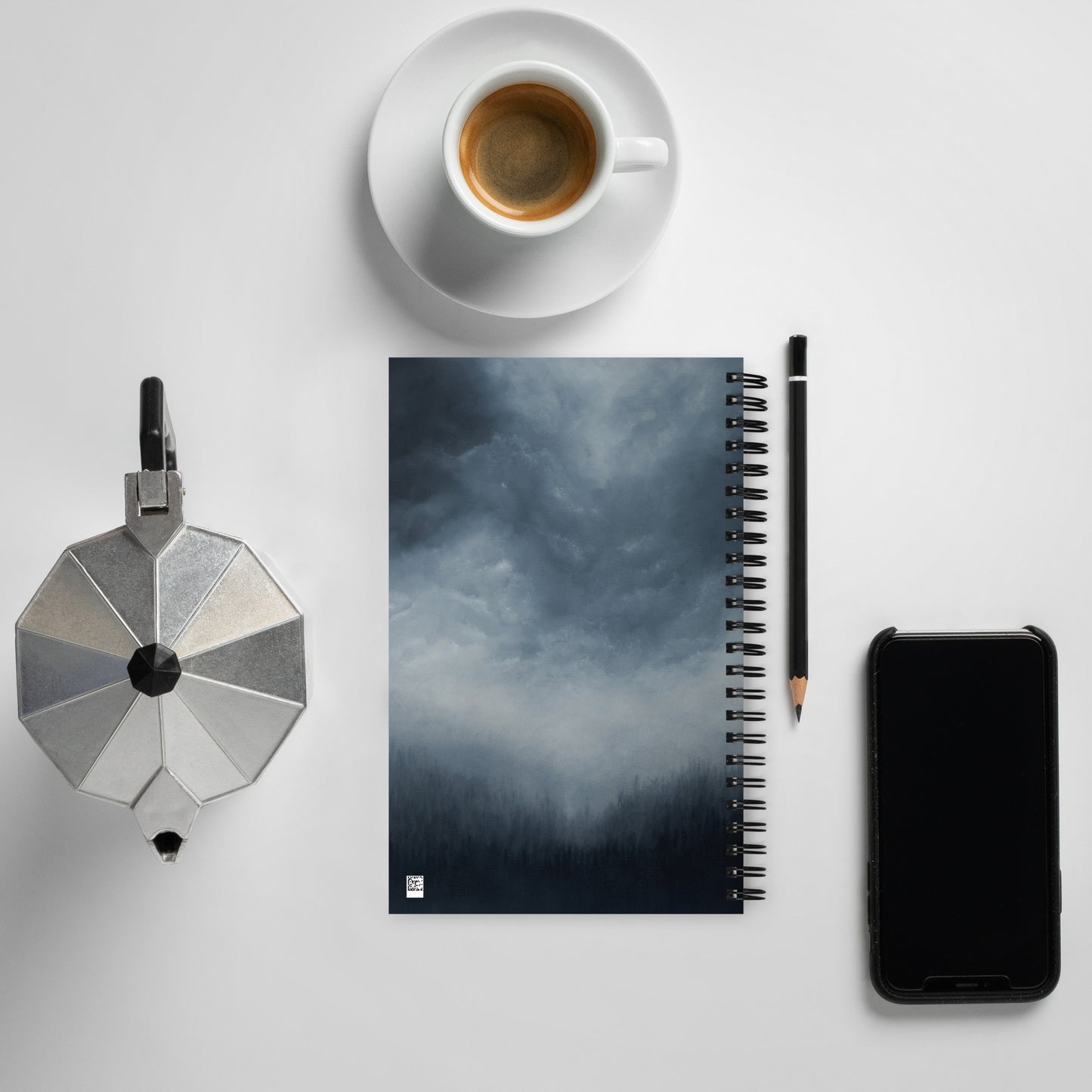 Awoken Storm Spiral notebook
