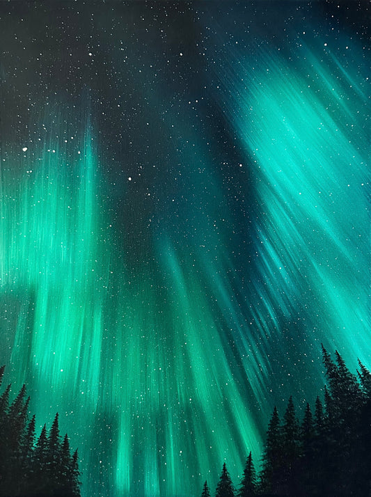 Bursts of Emerald Light Limited 1st Edition Print