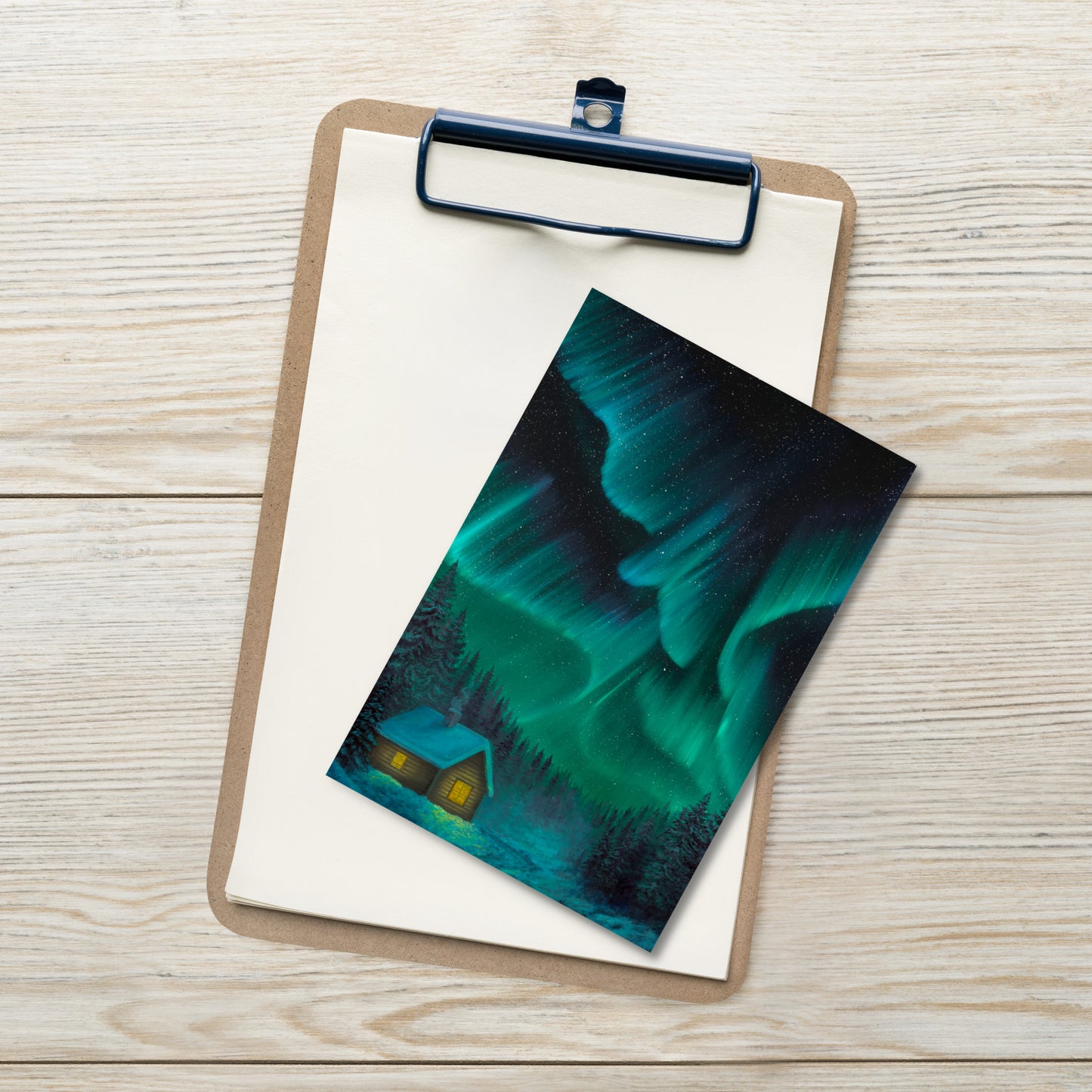 Shelter in the Glow Postcard