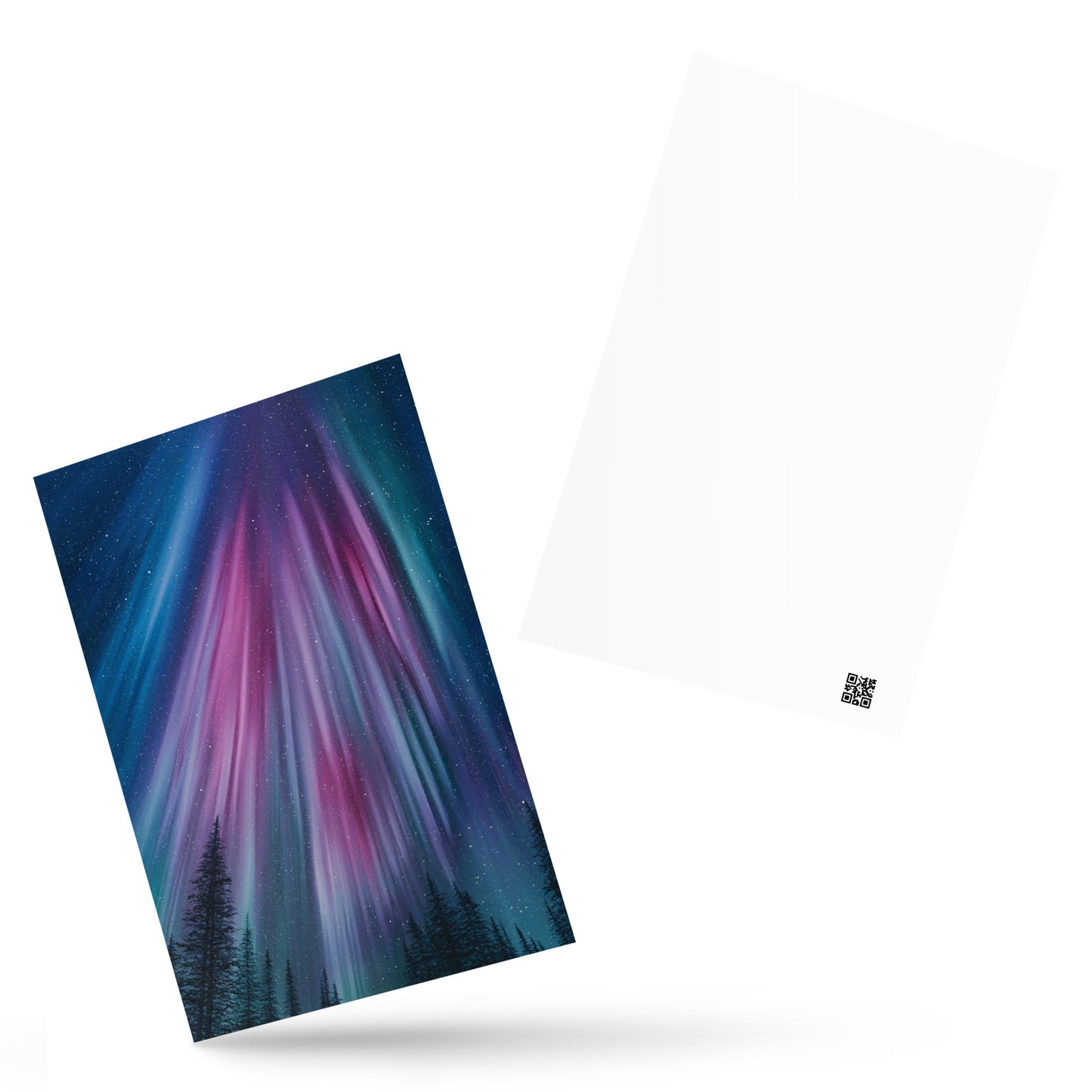 Radiant Portal: Night's Invitation Postcard