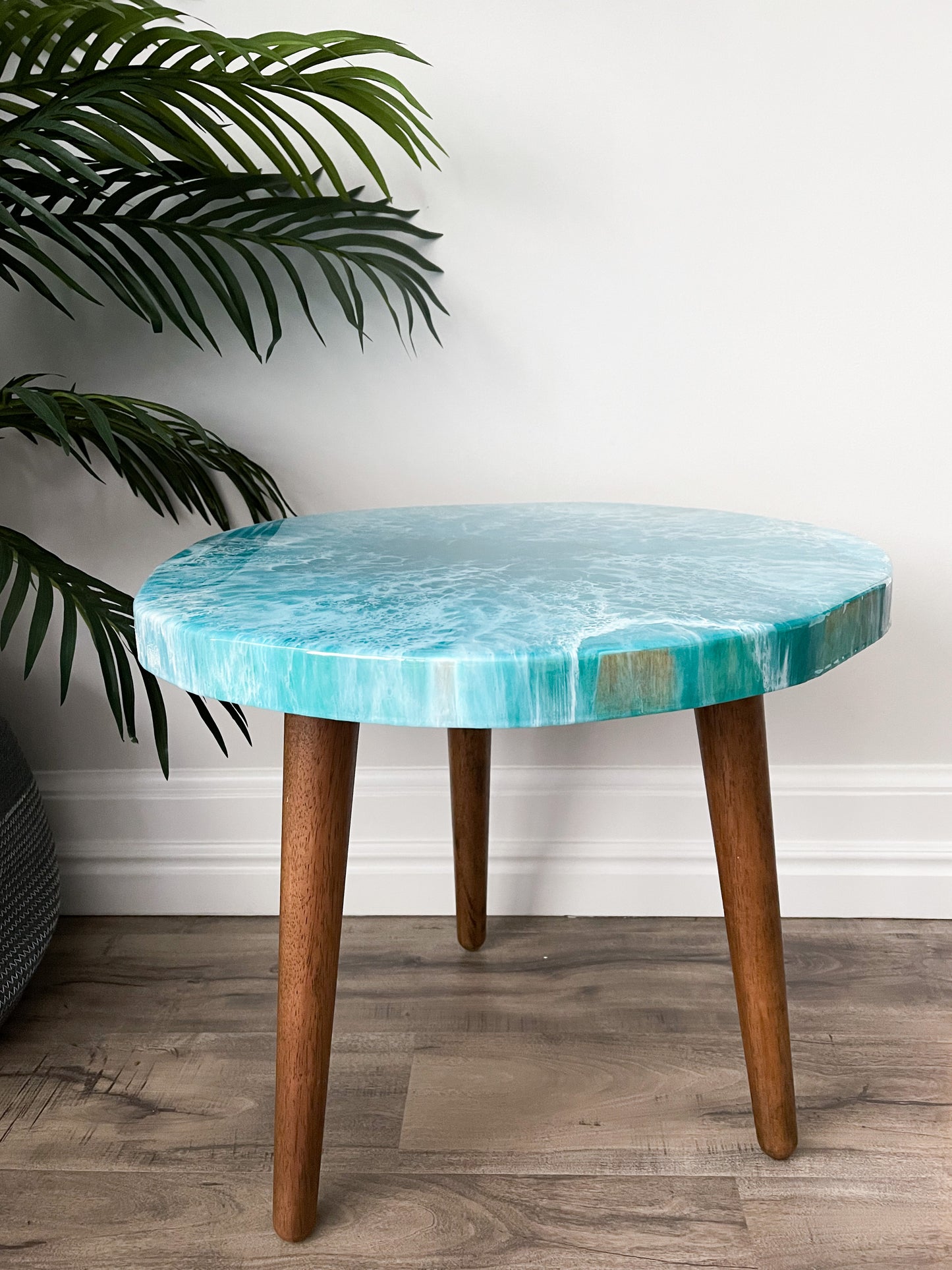 Ocean Live Edge Side table