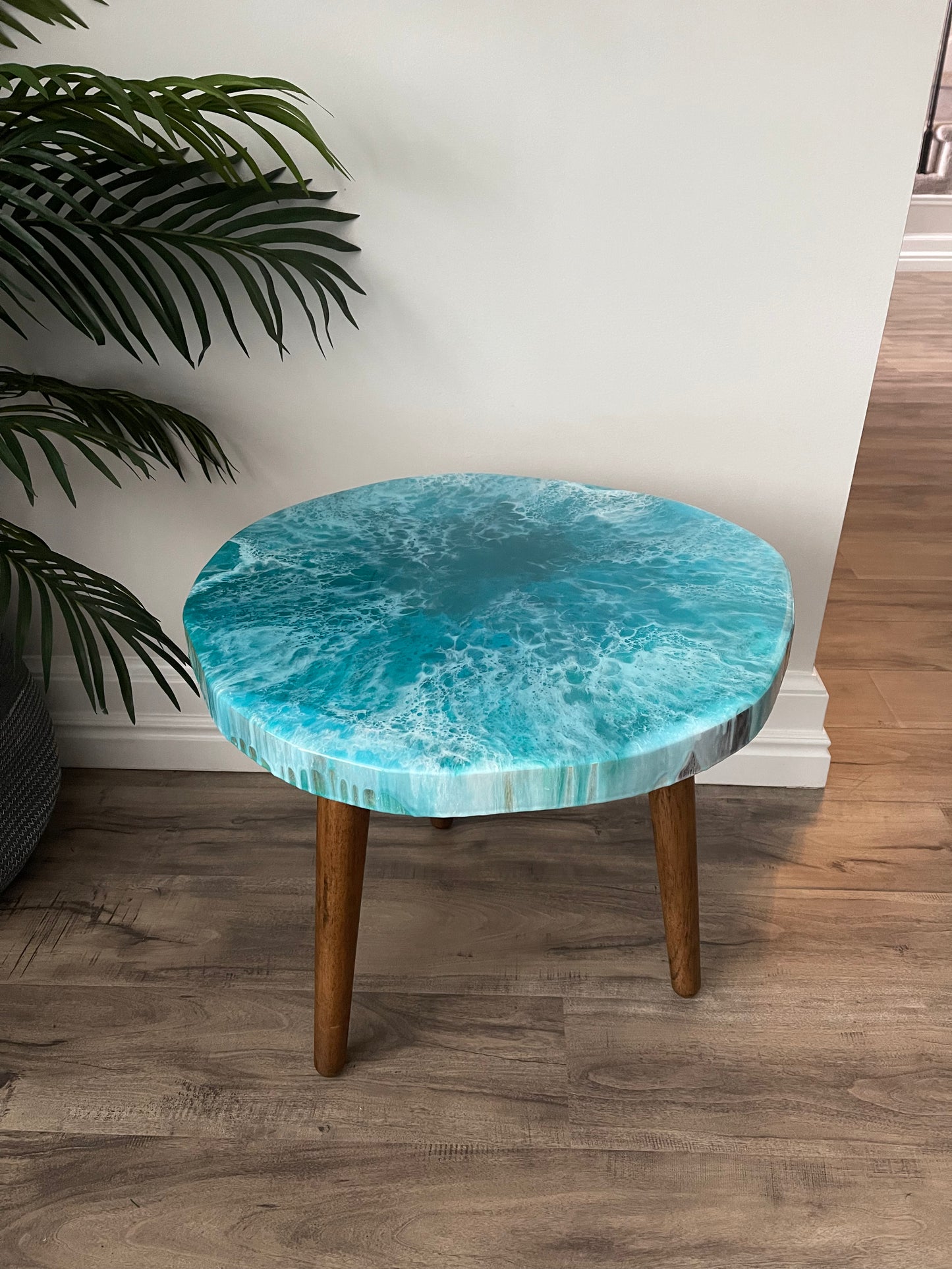 Ocean Live Edge Side table