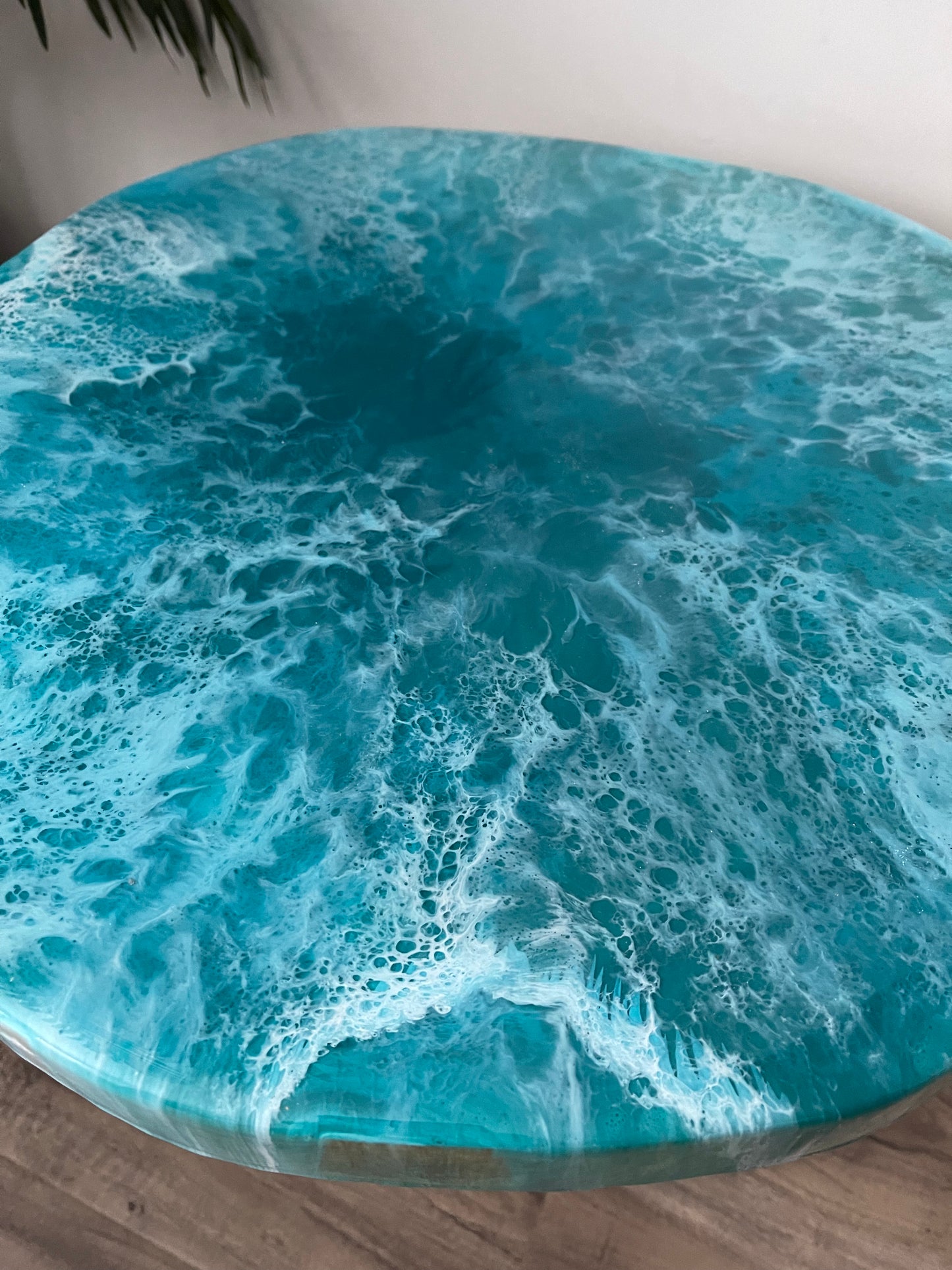 Ocean Live Edge Side table