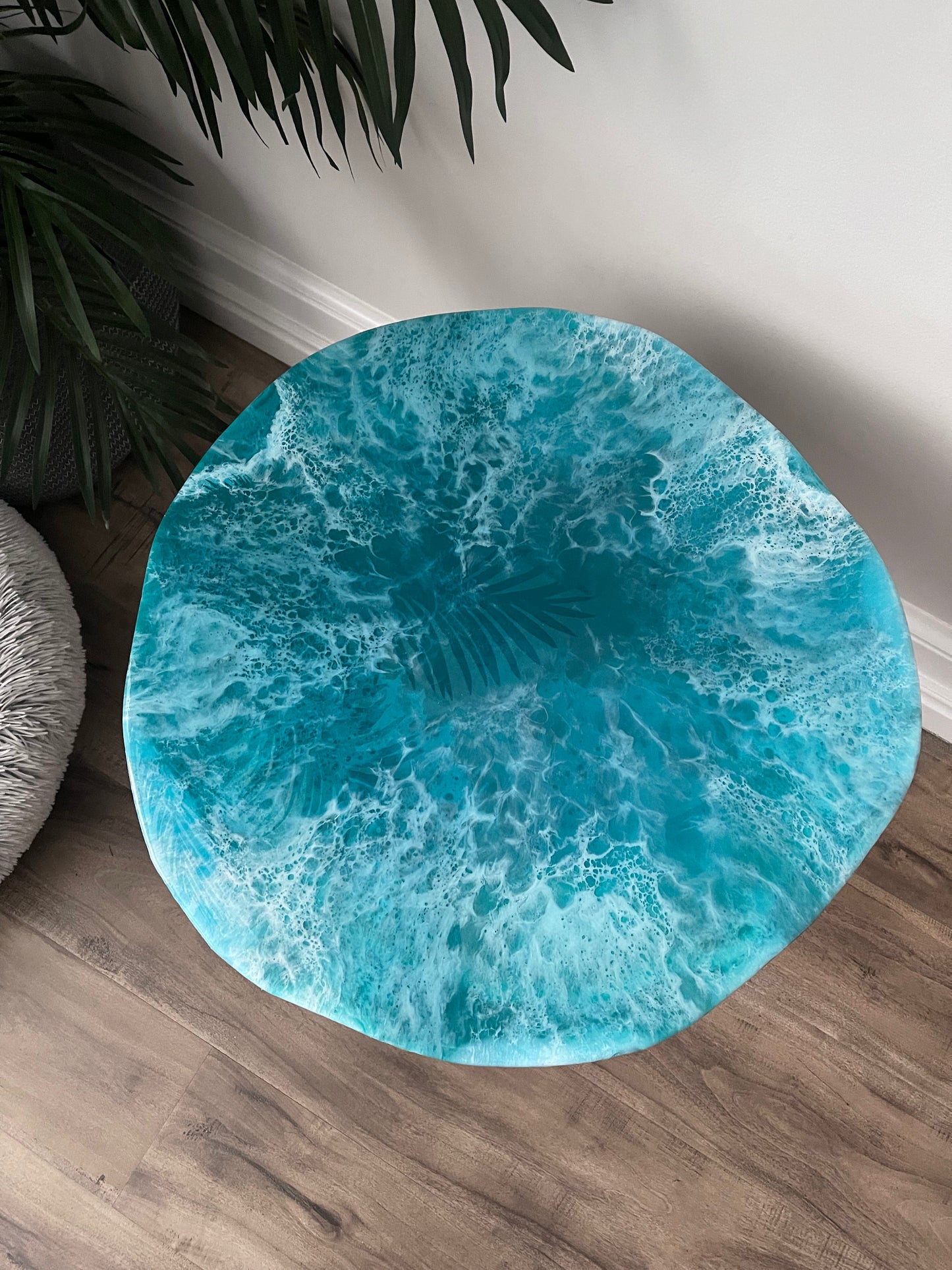 Ocean Live Edge Side table